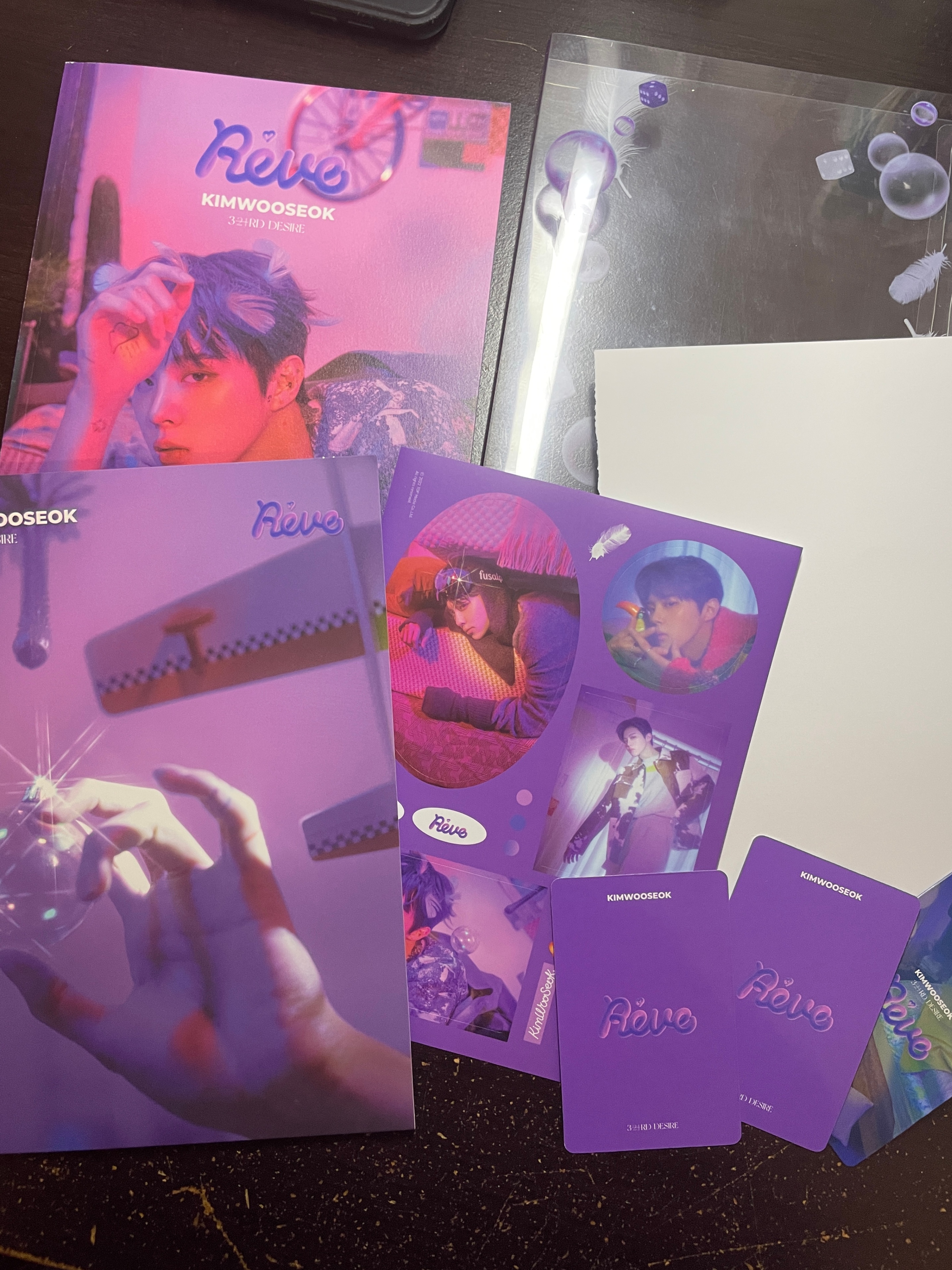 [WITH PCS] Kim Wooseok -  3RD DESIRE REVE Kpop Album - photo 2