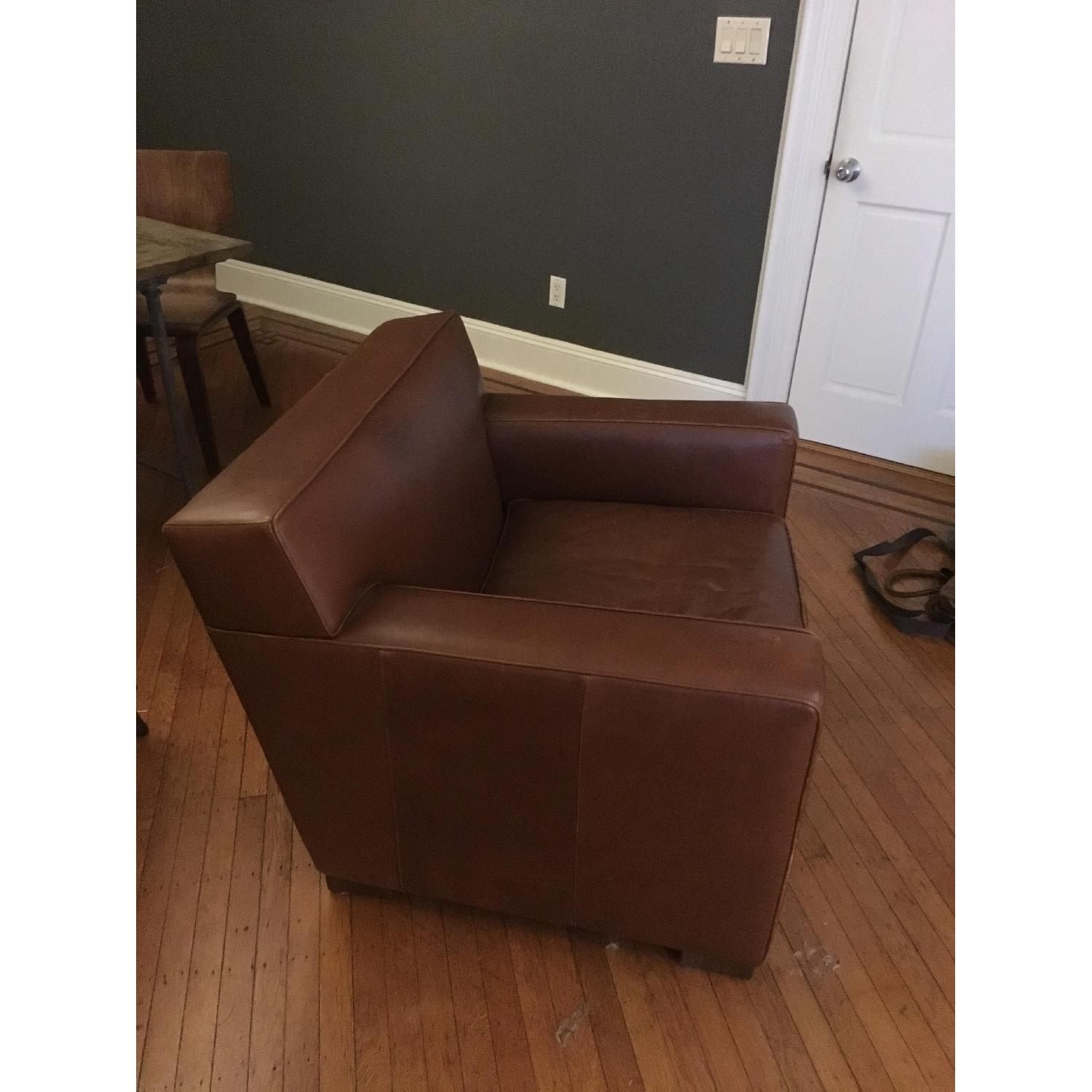 Room & Board Cognac Leather Armchair - photo 4