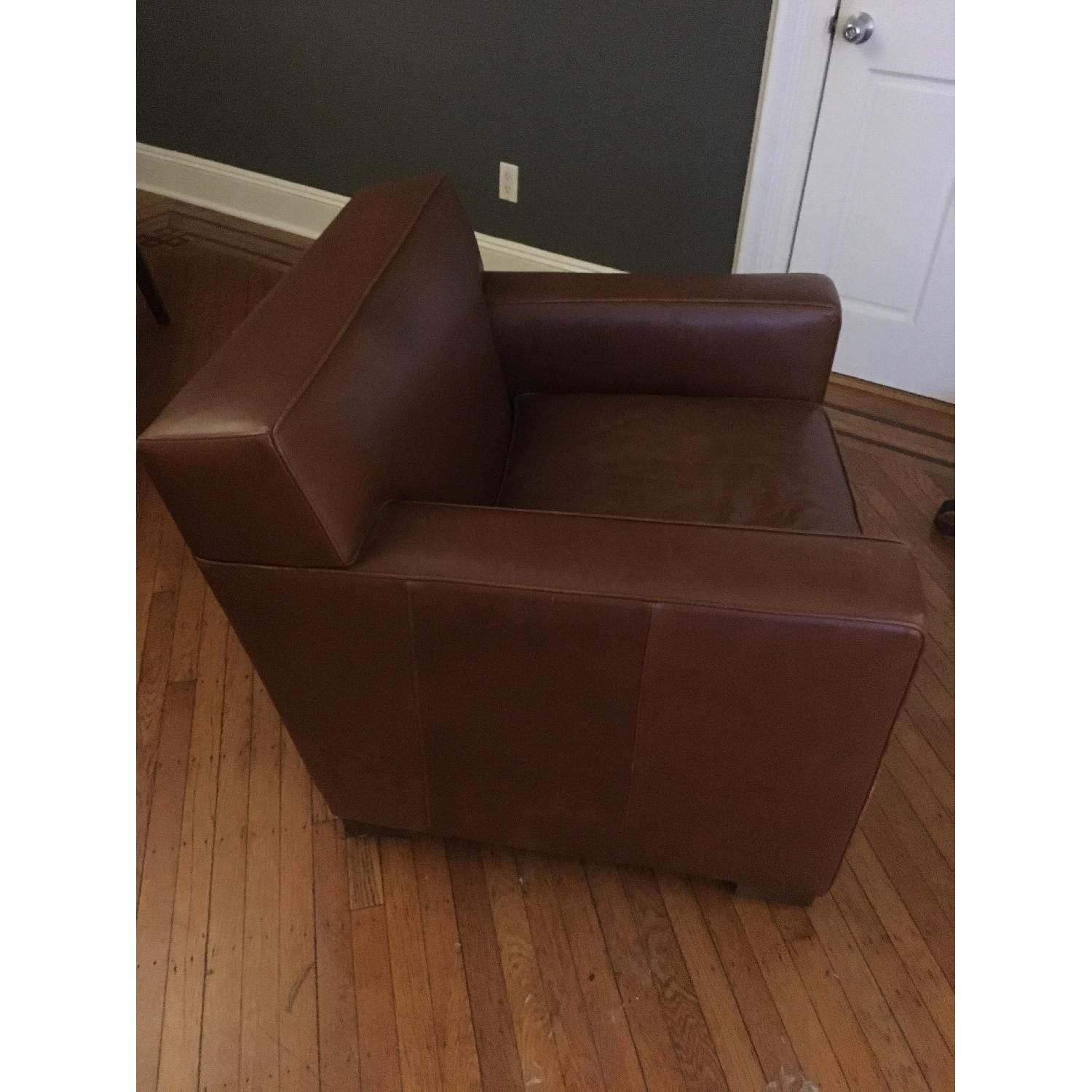 Room & Board Cognac Leather Armchair - photo 5