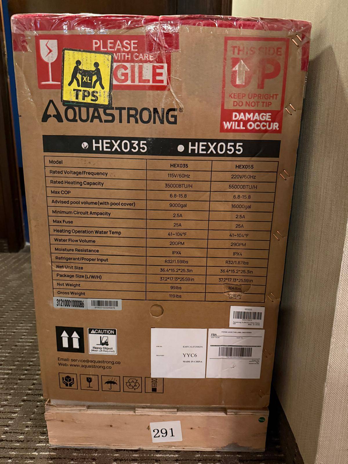 Aquastrong 35,000 BTU Electric Pool /  Brand New, Sealed Box - photo 5
