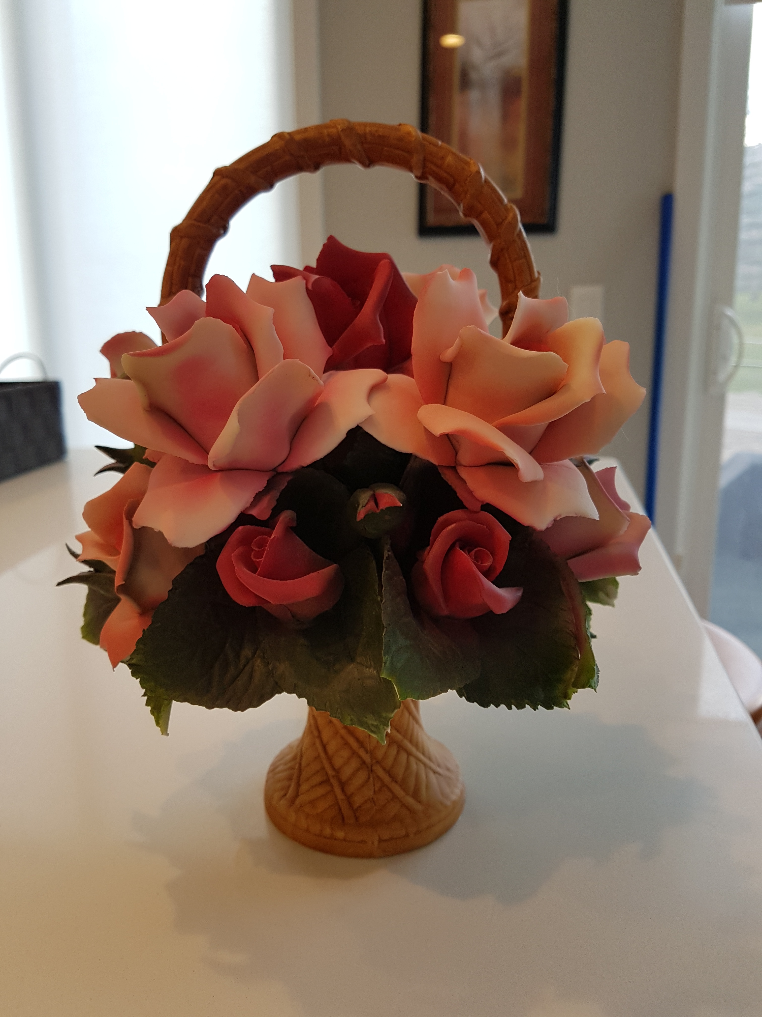 Vintage Rose Basket of Capodimonte - photo 2