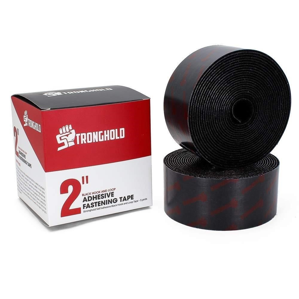 Stronghold 2" Black Hook and Loop Adhesive Tape 2 piece - photo 5