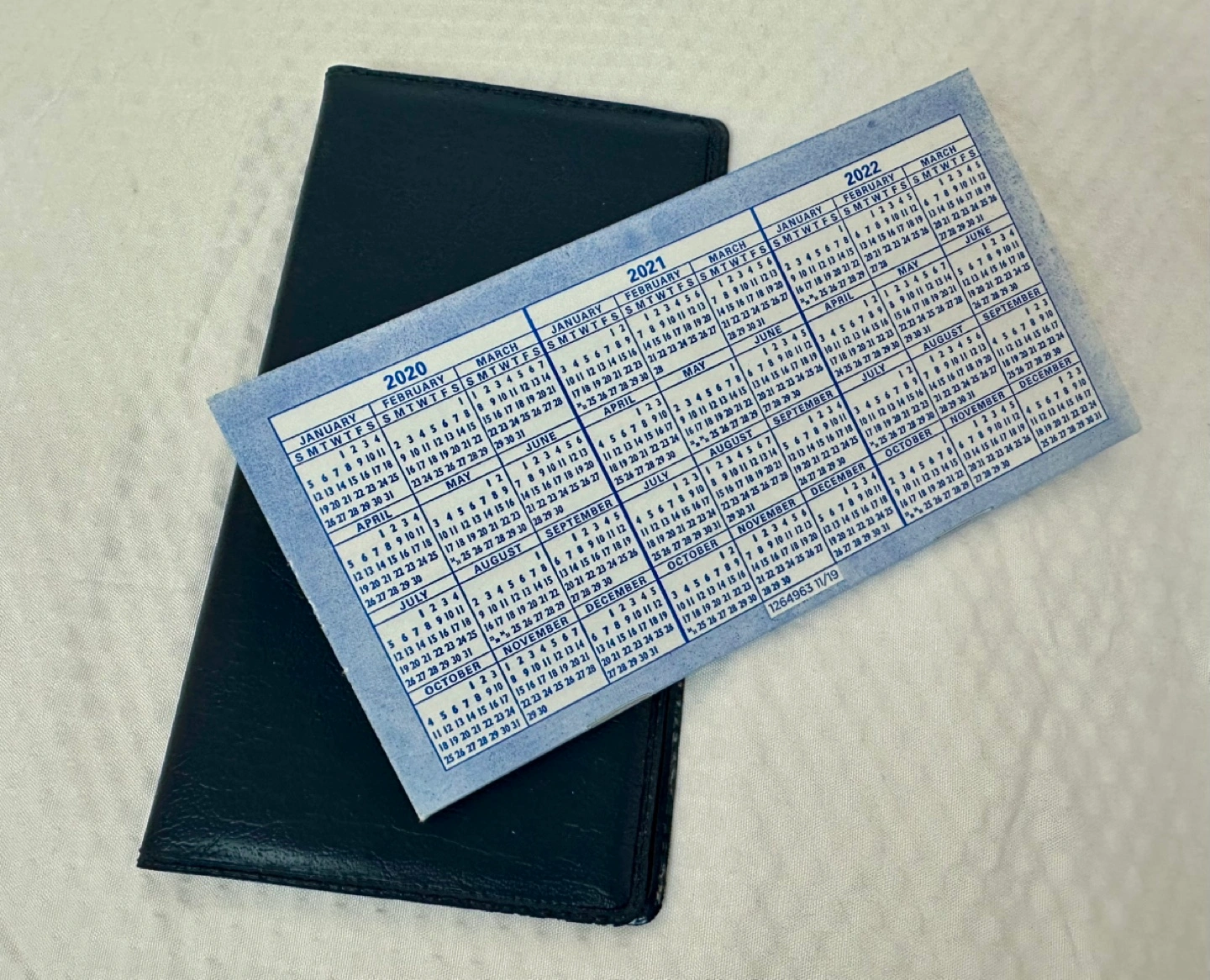 🥕 Vintage Checkbook Cover Wallet w/ Transaction Register Book - photo 4