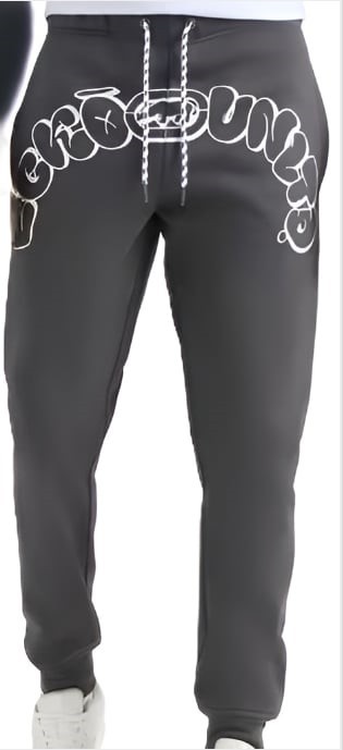 New Authentic Ecko Unltd. Men's Script Joggers Charcoal Grey - photo 4