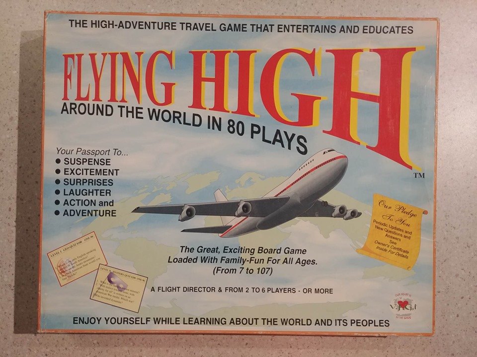 Game Flying High Around the World in 80 Plays 1995 CA$30