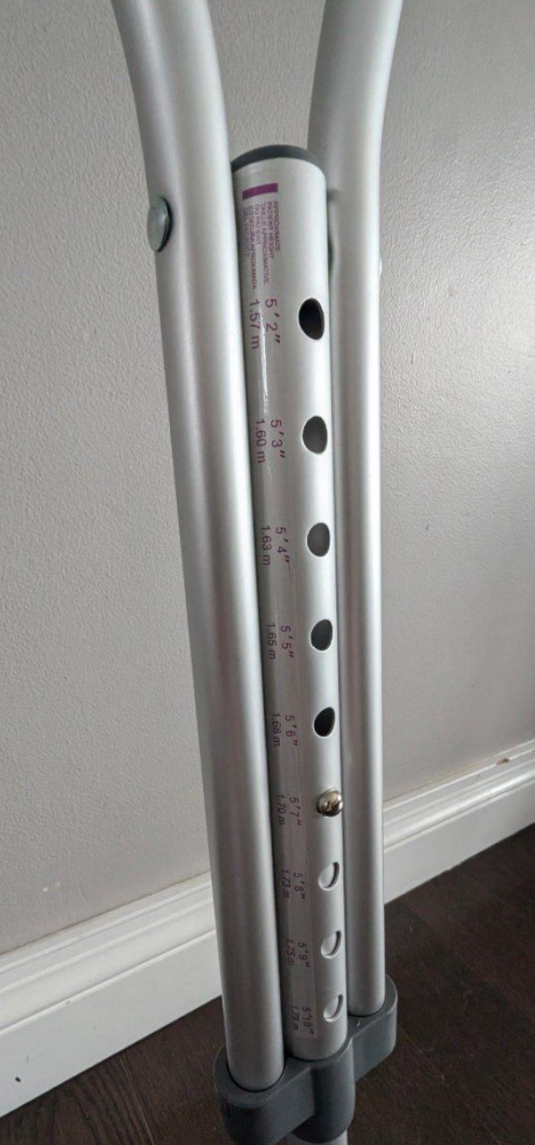 Medline Guardian Aluminum Crutches, 300lbs - photo 4