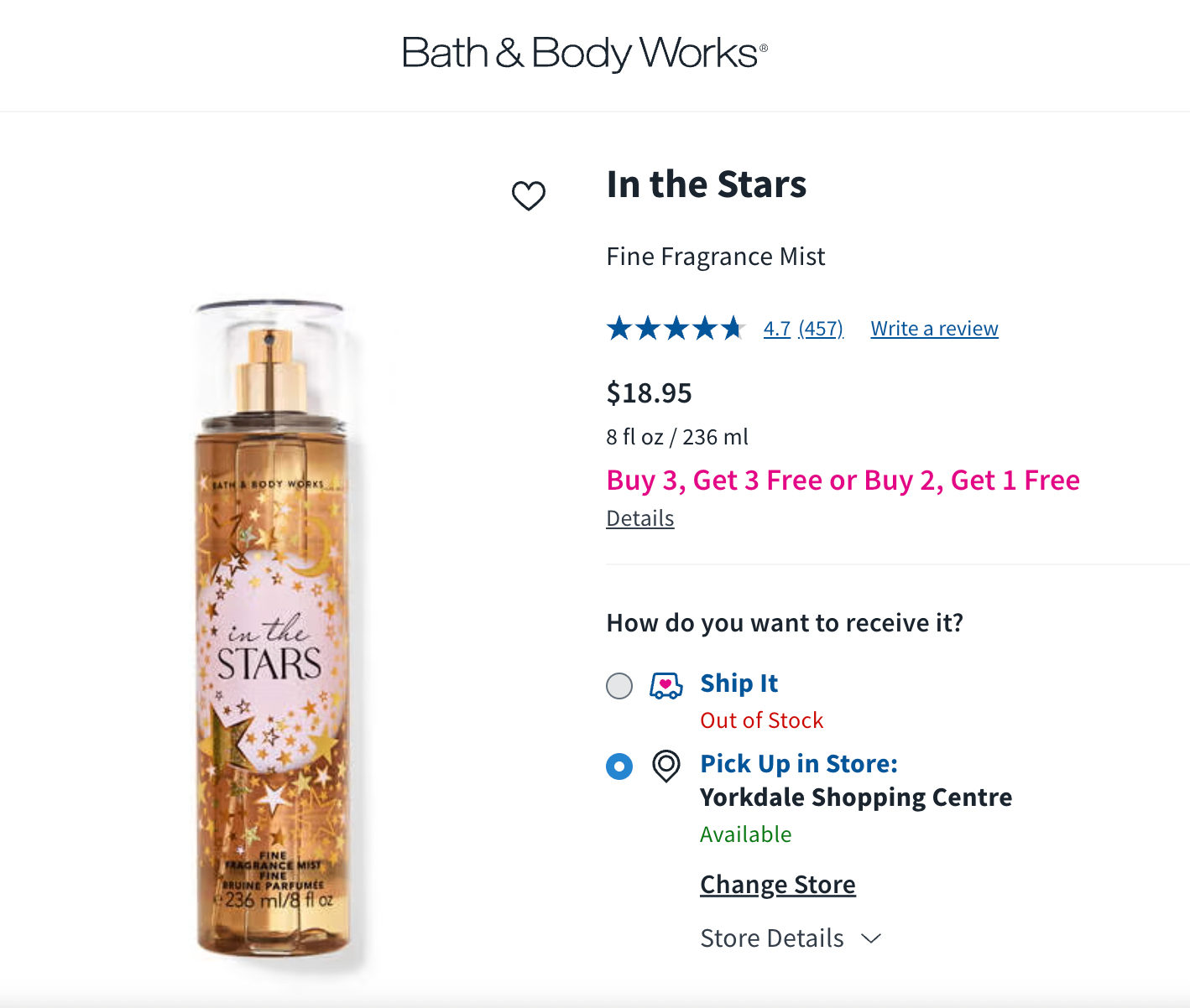 In the Stars Fine Fragrance Mist & Ultimate Hydration Body Cream - photo 2