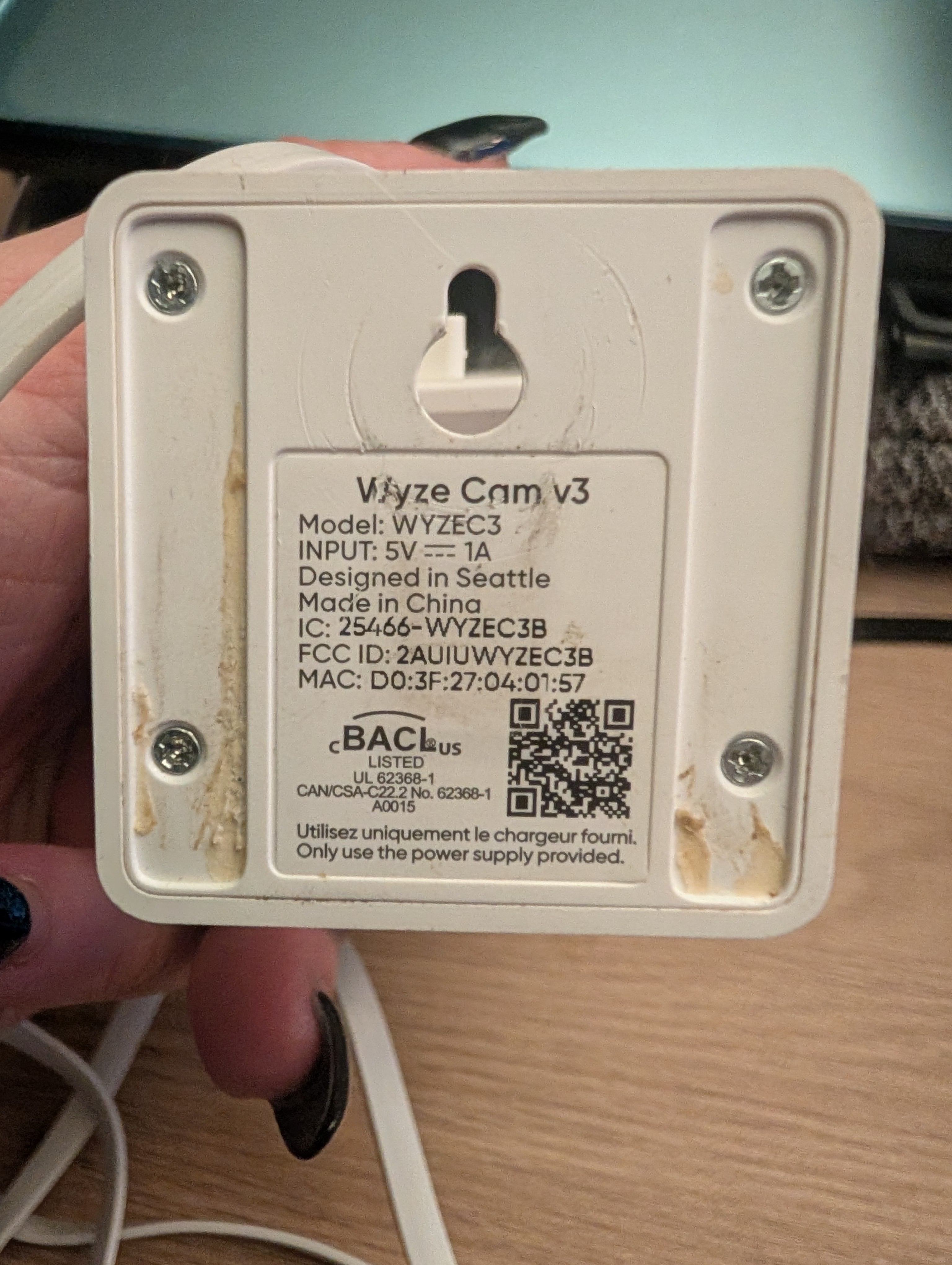 (3) Wyze smart cam V3 - photo 2