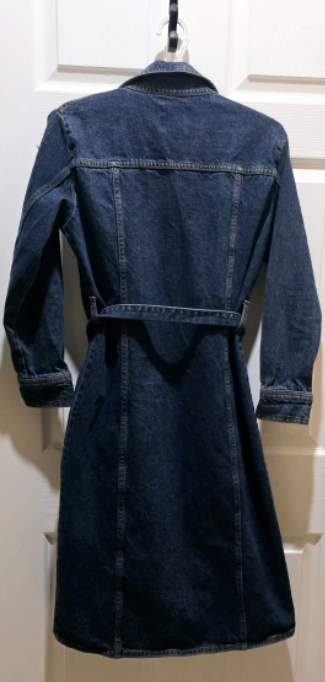 ZARA Denim Shirt Dress with Belt - photo 2