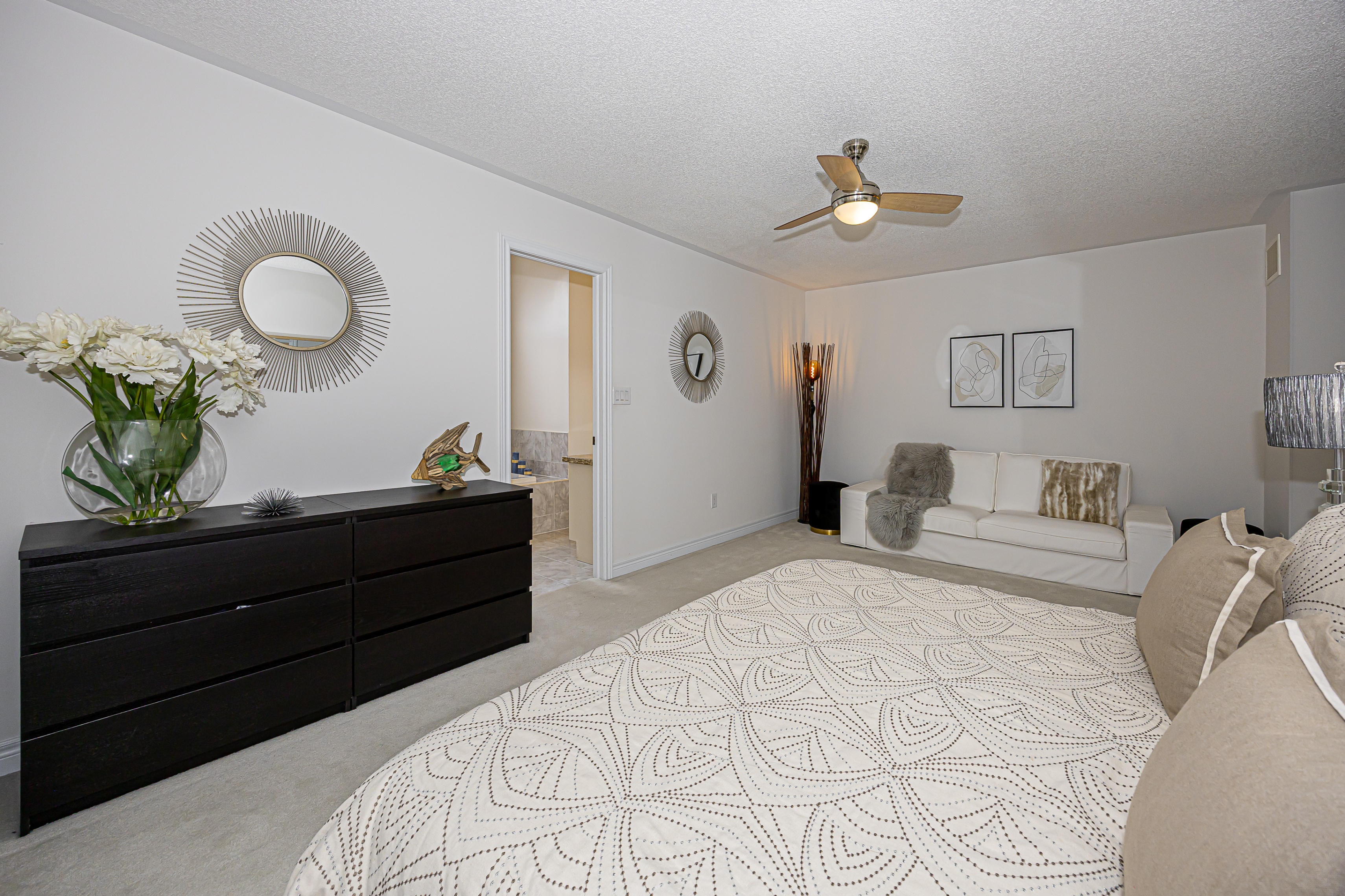 Black Twin bed and mattress and one chest of drawers - photo 4
