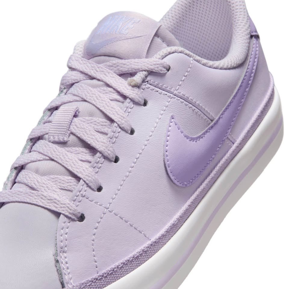 BRAND NEW girl youth nike court leather velcro shoes 2Y 3Y 7Y - photo 3