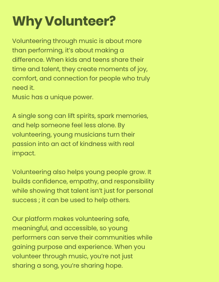 FREE Youth Volunteer Opportunity - Music - photo 3