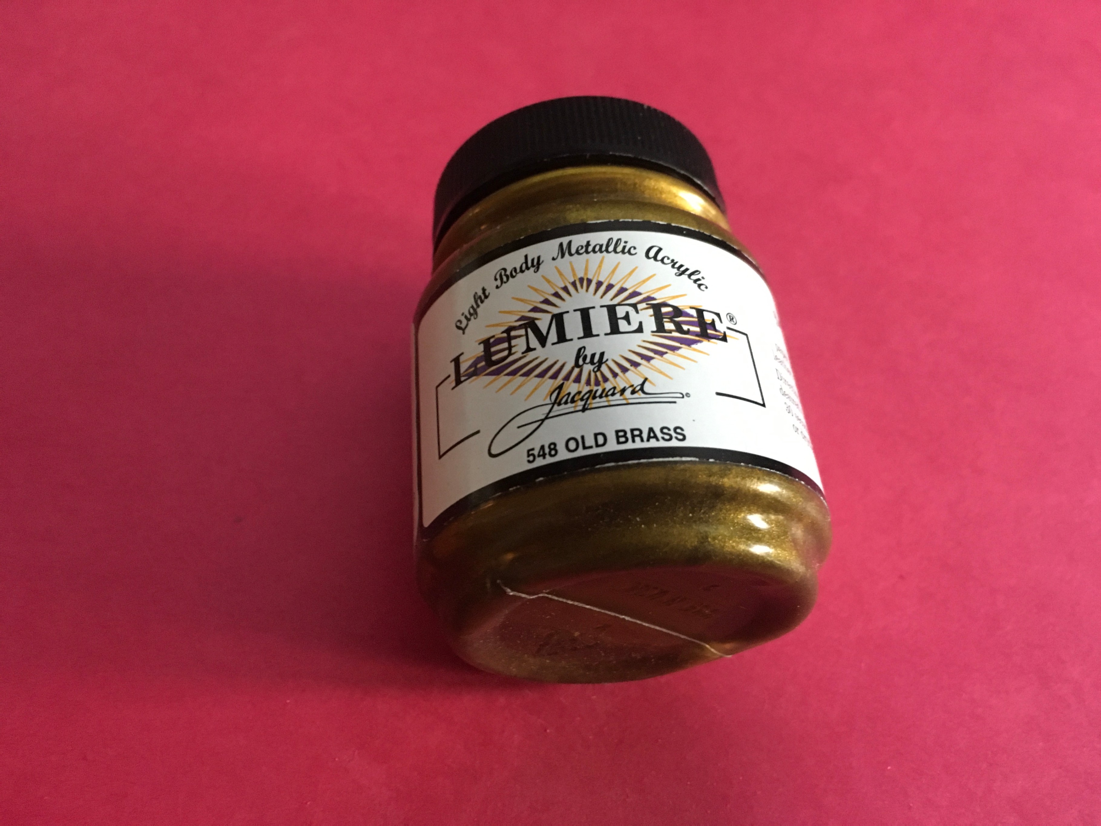 Lumiere by Jacquard 548 Old Brass Acrylic Paint