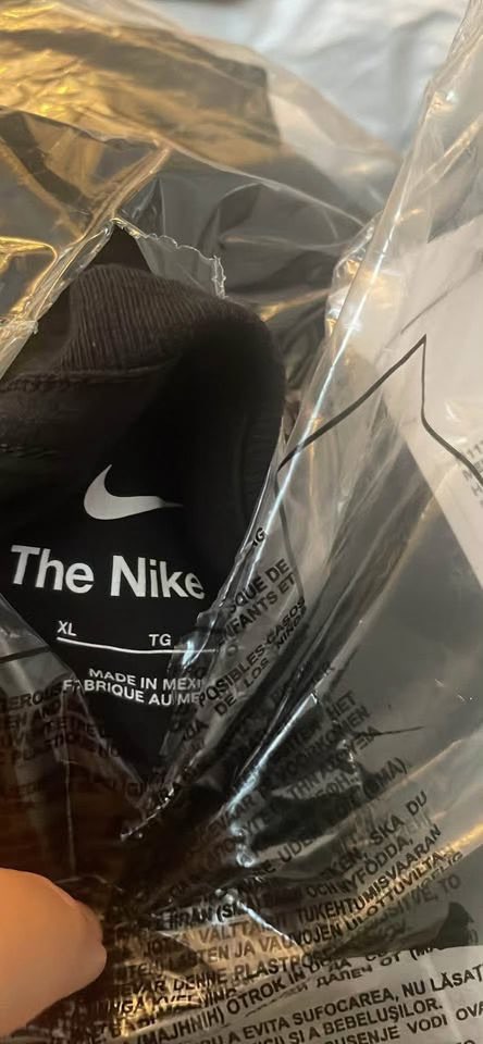 BRAND NEW men nike Nike baseball core cotton black shirt size XL - photo 3