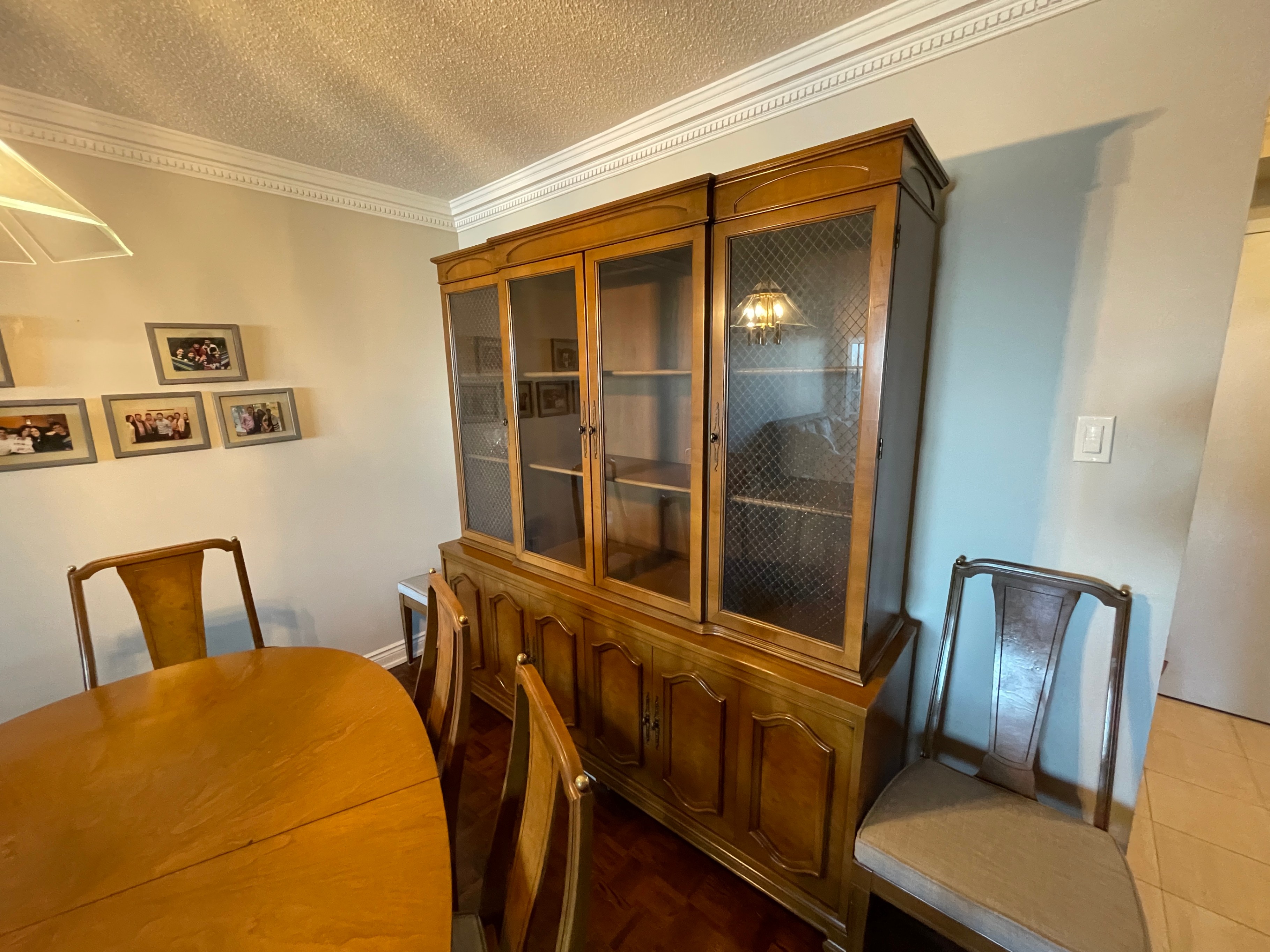 Complete Solid Wood Dining Room Set - photo 2