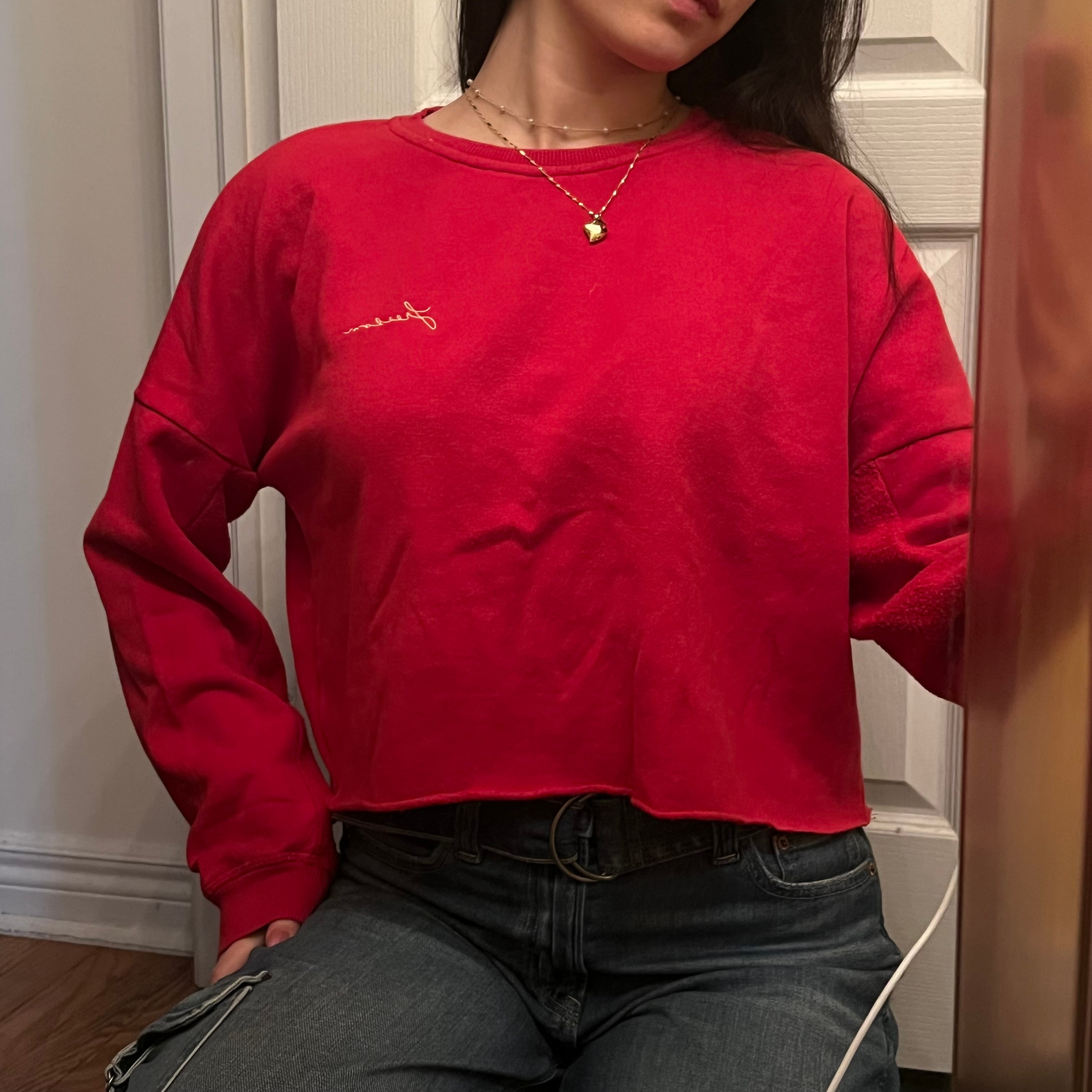 Garage Cropped Sweatshirt