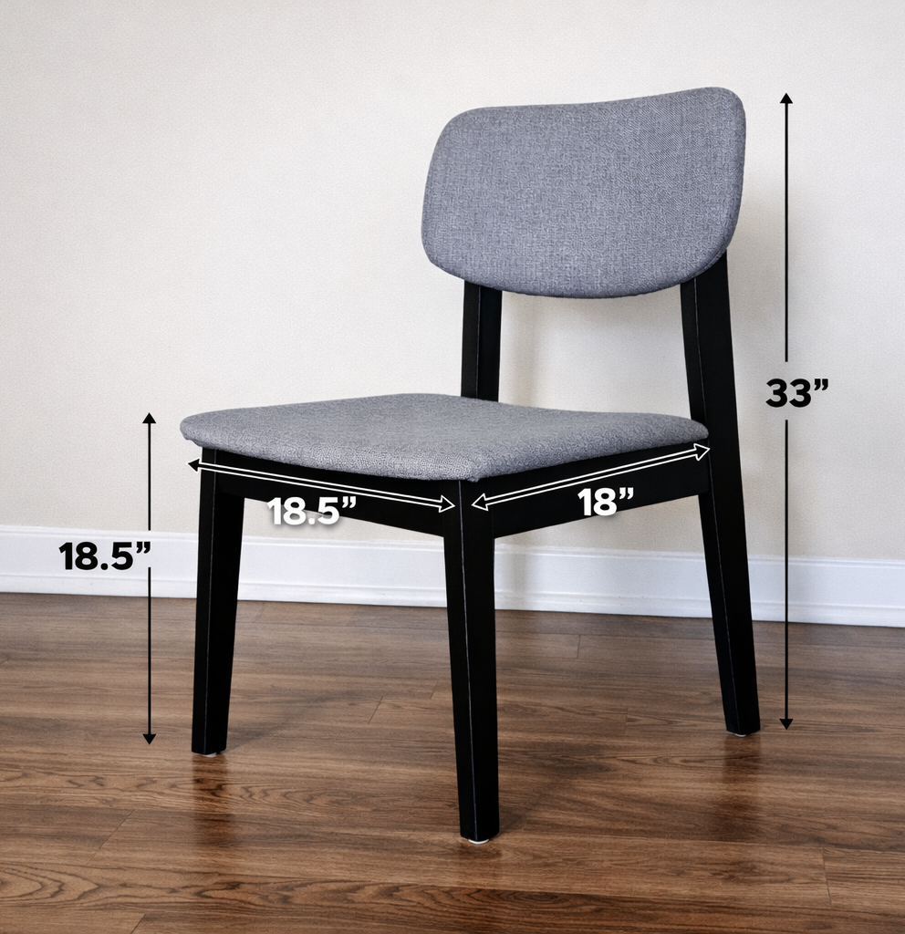 Set of 4 Mid-Century Modern Dining Chairs – Like New - photo 2