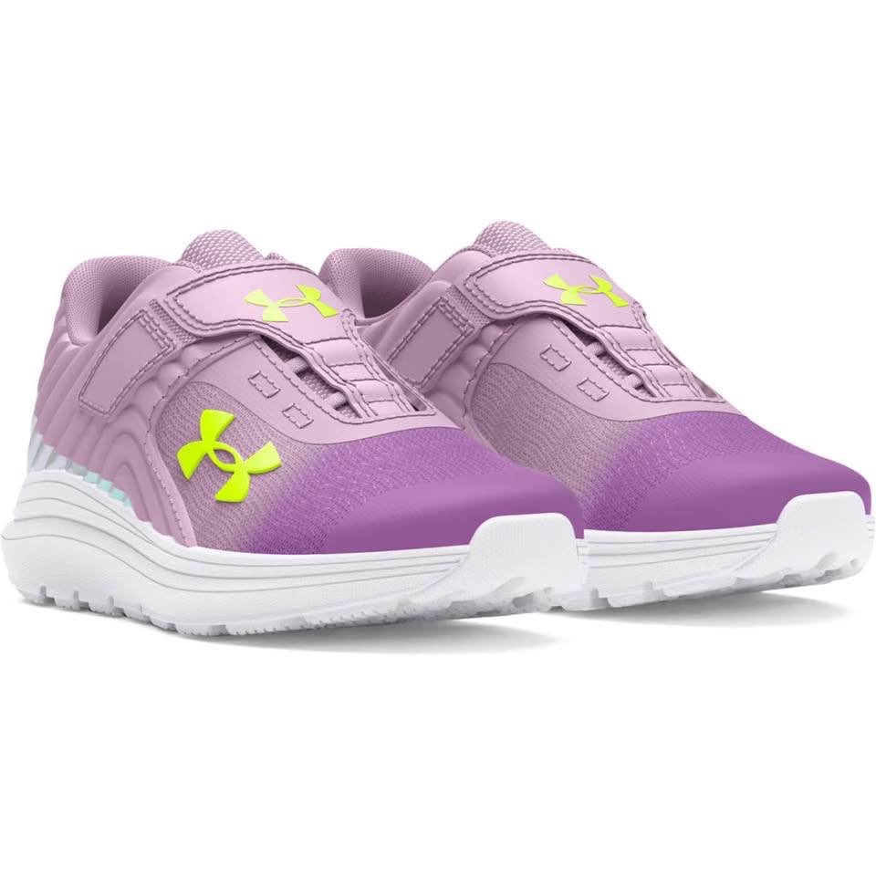 BRAND NEW girl youth under armour outhustle velcro shoes 7 & 8