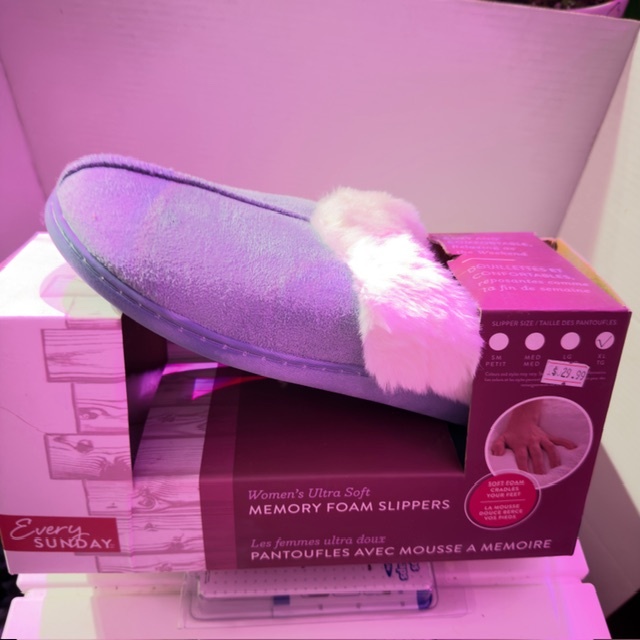 Every Sunday Women's Memory Foam Slippers - XL
