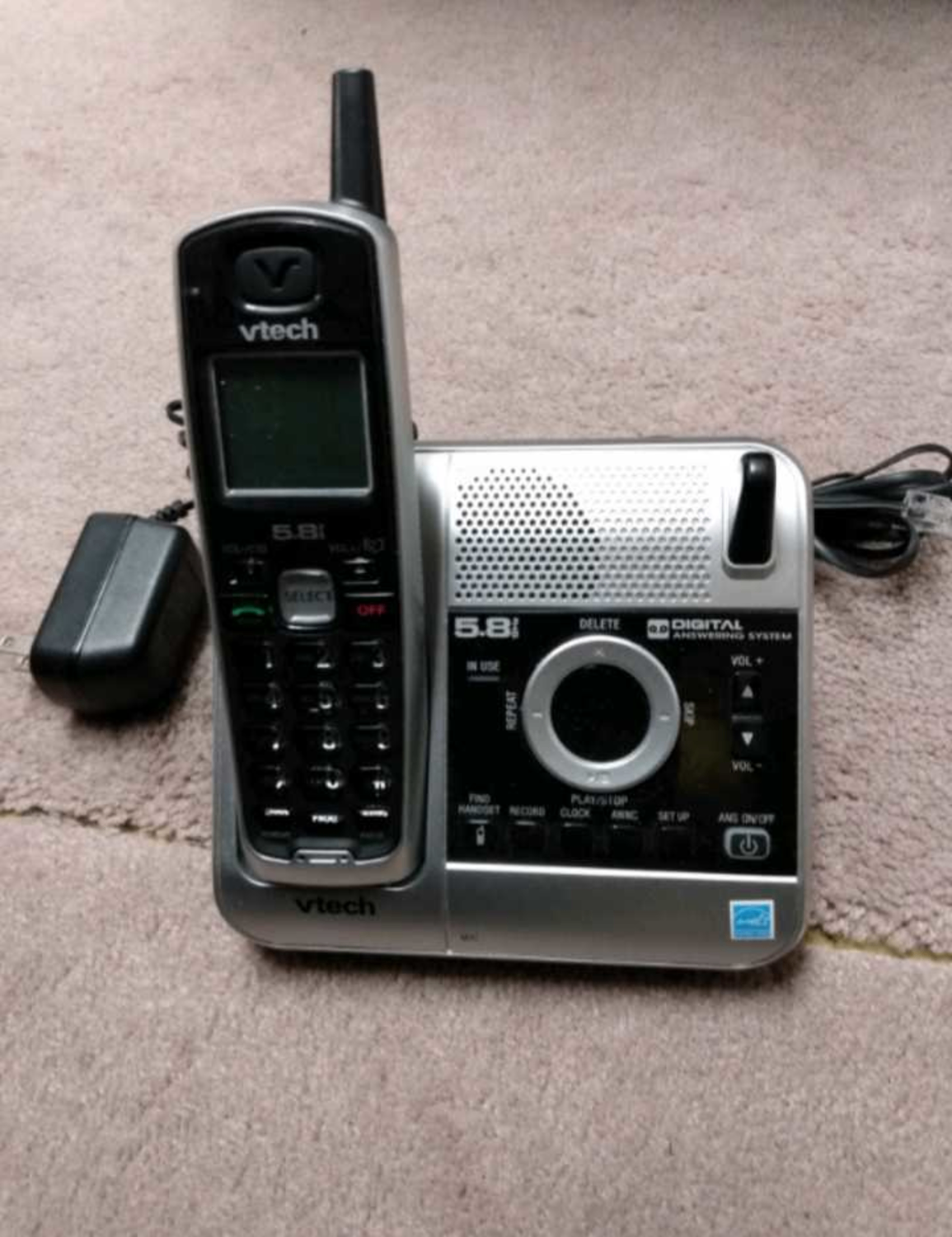 VTech 5.8GHz Cordless Phone (2 handsets) - photo 5