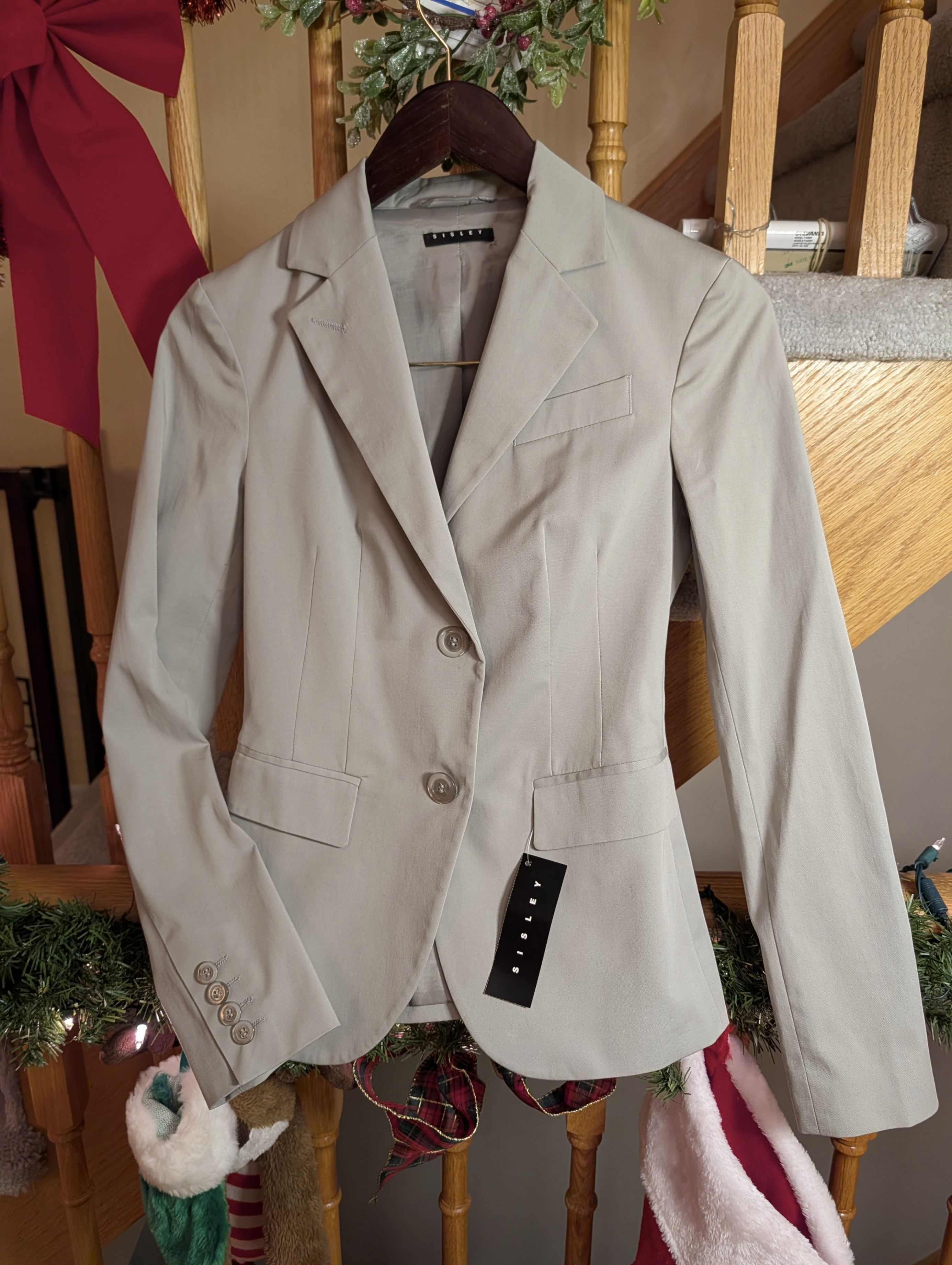 Sisley Women's Grey Blazer - Stretchable - photo 2