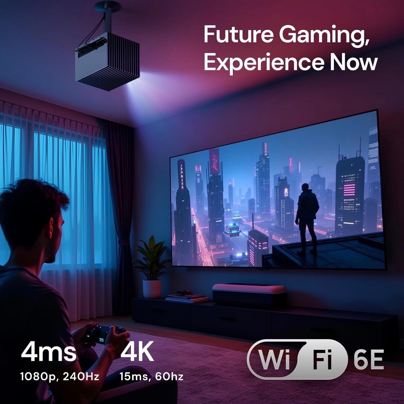 4K Laser Projector - 300" IMAX AI 4ms|240Hz Dolby Home Theater - photo 2
