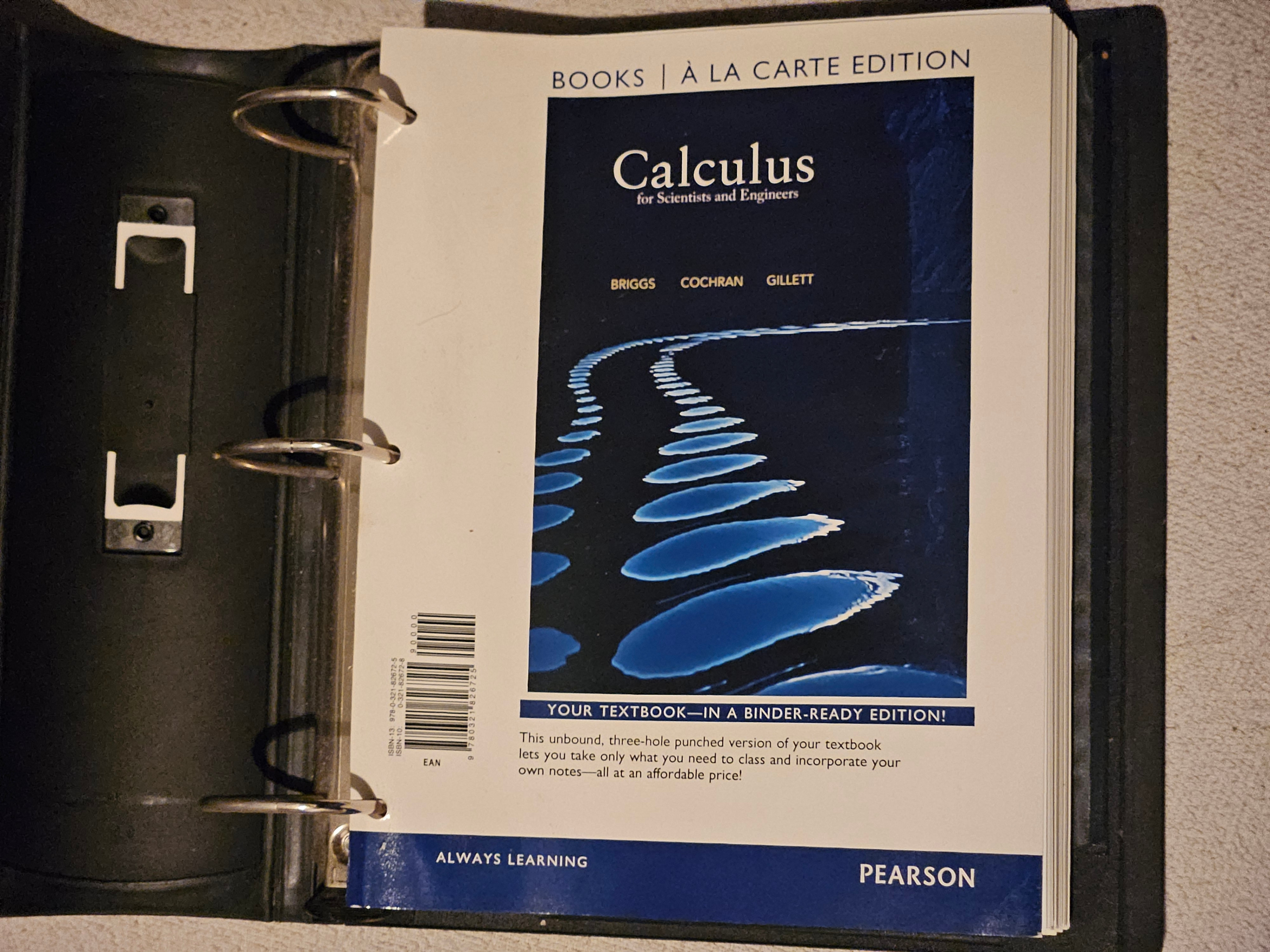 Pearson - Calculus for Scientists & Engineers (Binders Included)