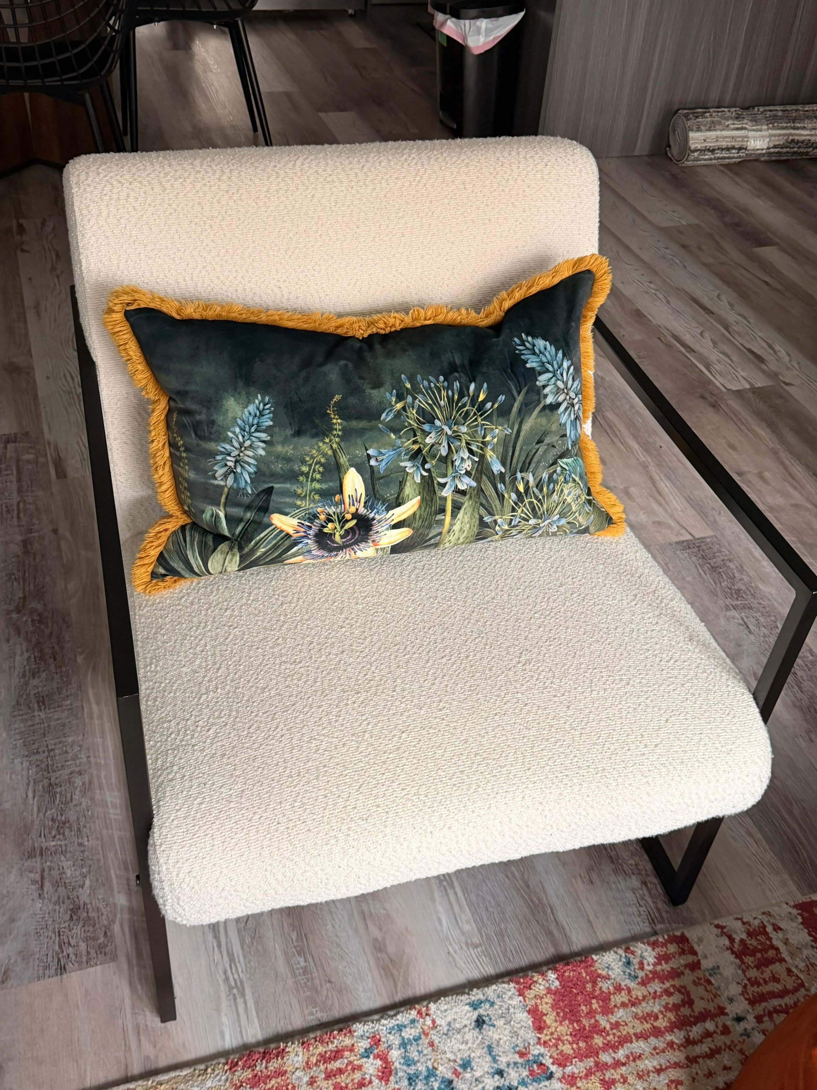 Modern Bouclé Accent Chair