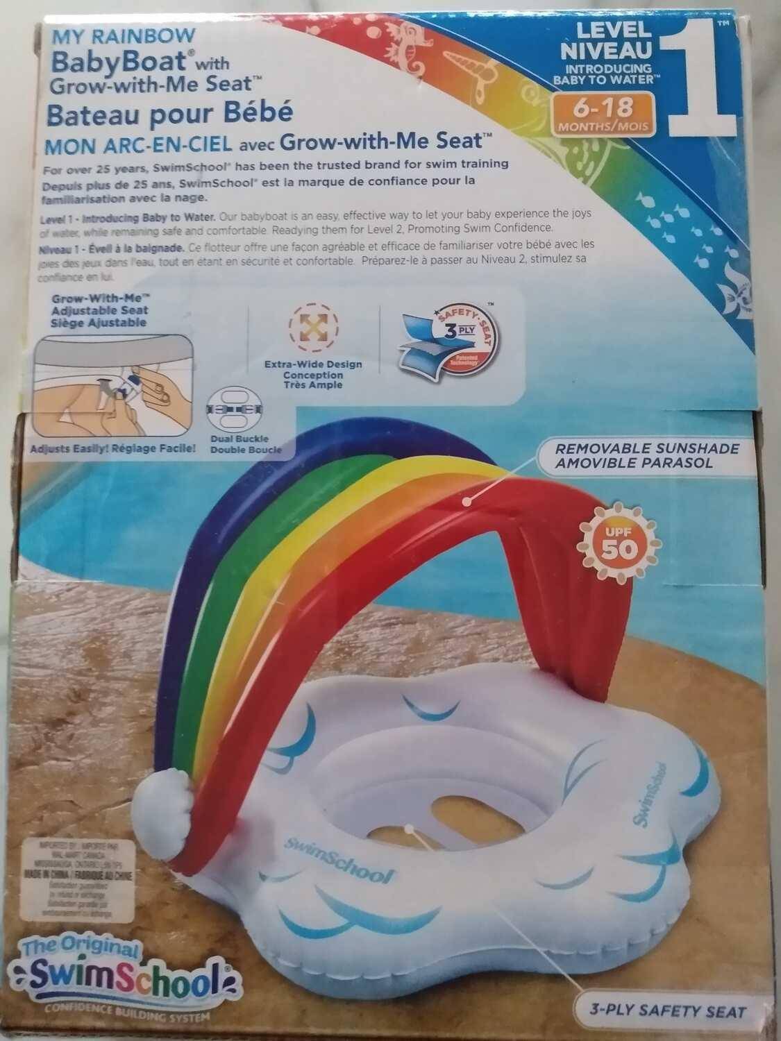 SwimSchool Rainbow BabyBoat with Grow-with-Me Seat - photo 2