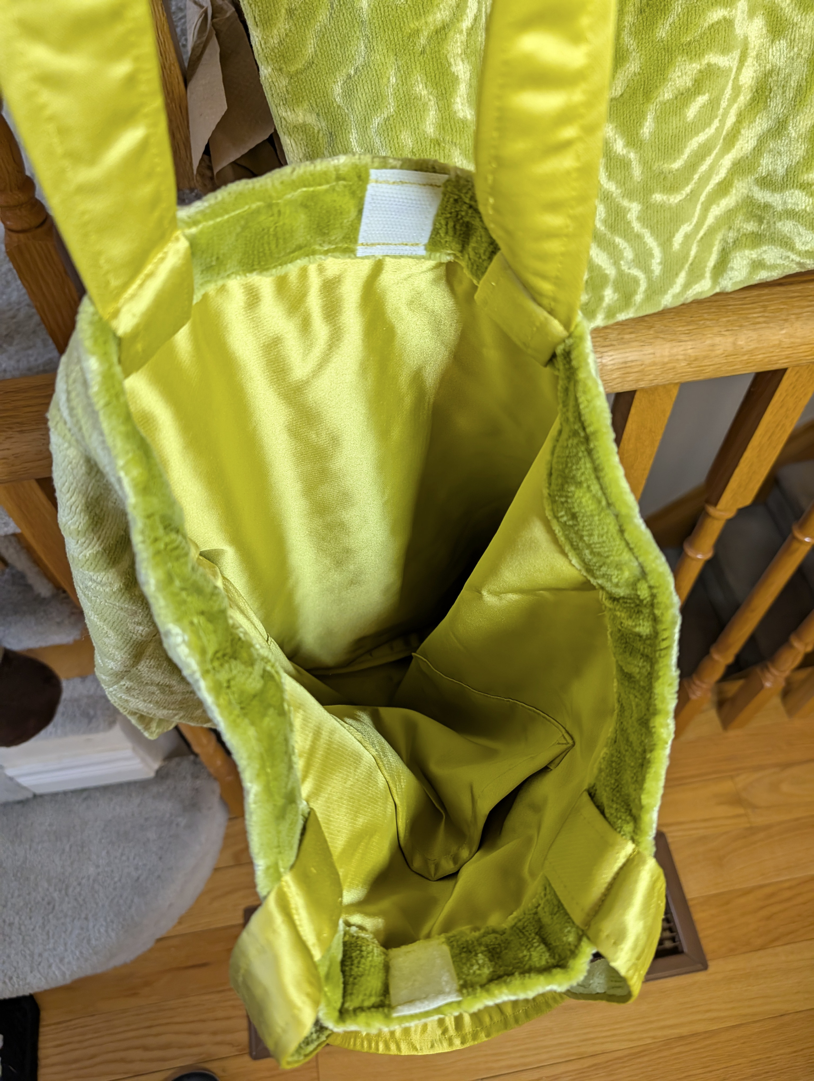 Green Felt Reusable Bag - photo 3