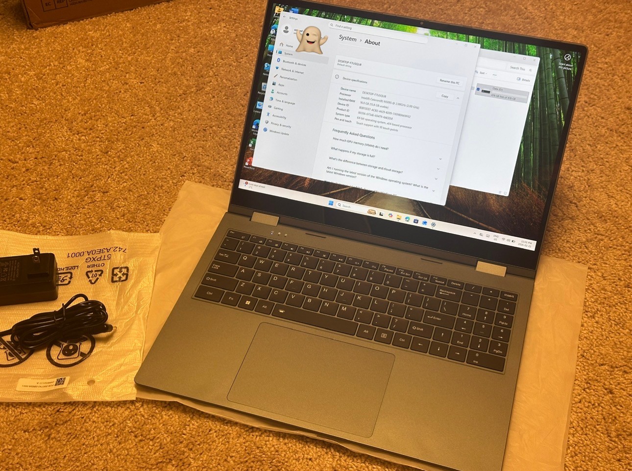 16" FHD Touch 2-in-1 Laptop/Tablet 16GBRAM/640GB 360°Fingerprint