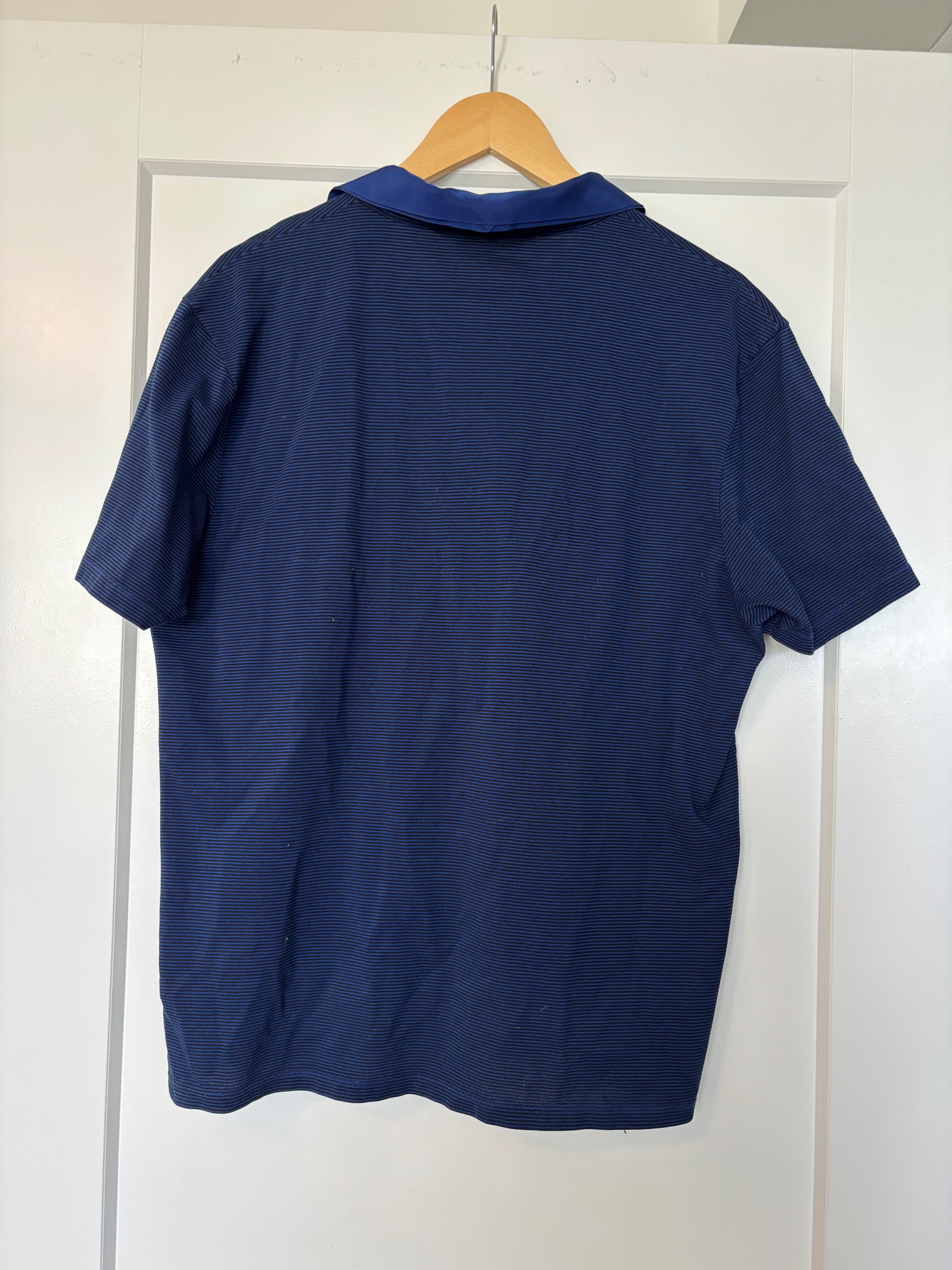 Lanvin Men’s Navy Blue V-Neck Polo Shirt -Size XXL - photo 2