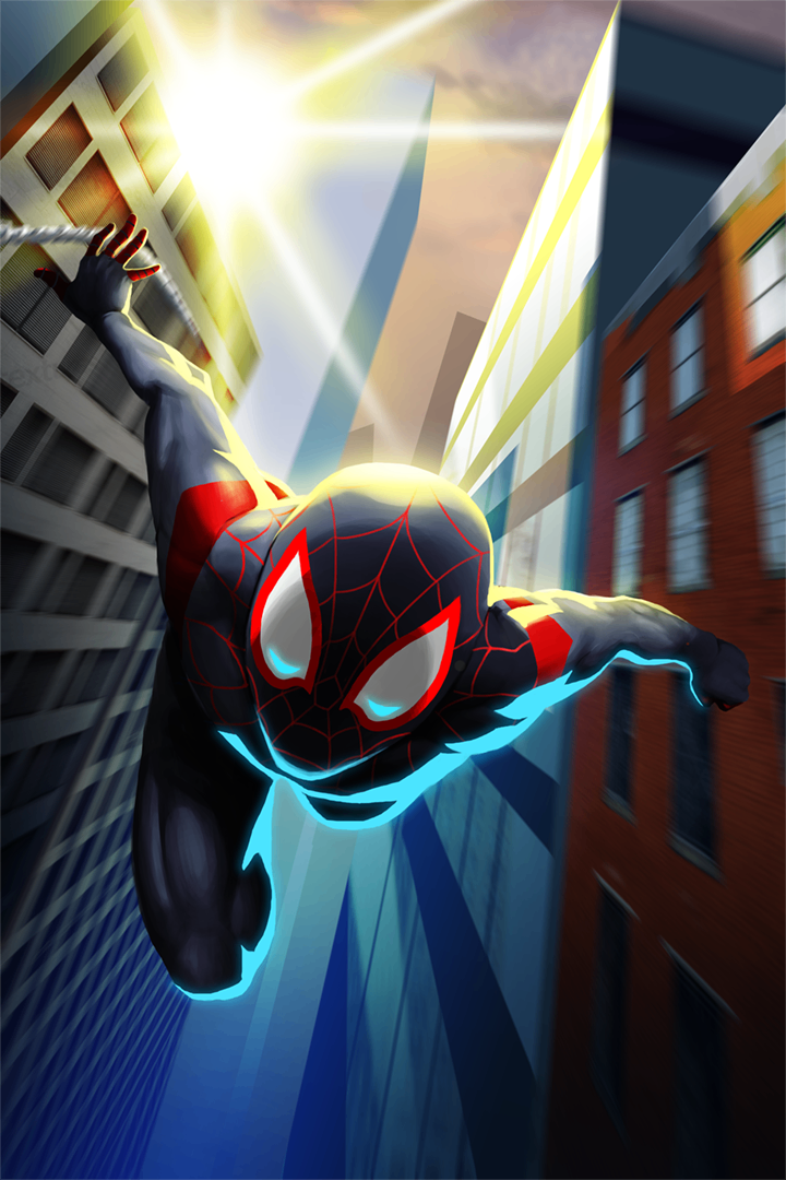 Spider-Man Miles Morales 12x18 Poster