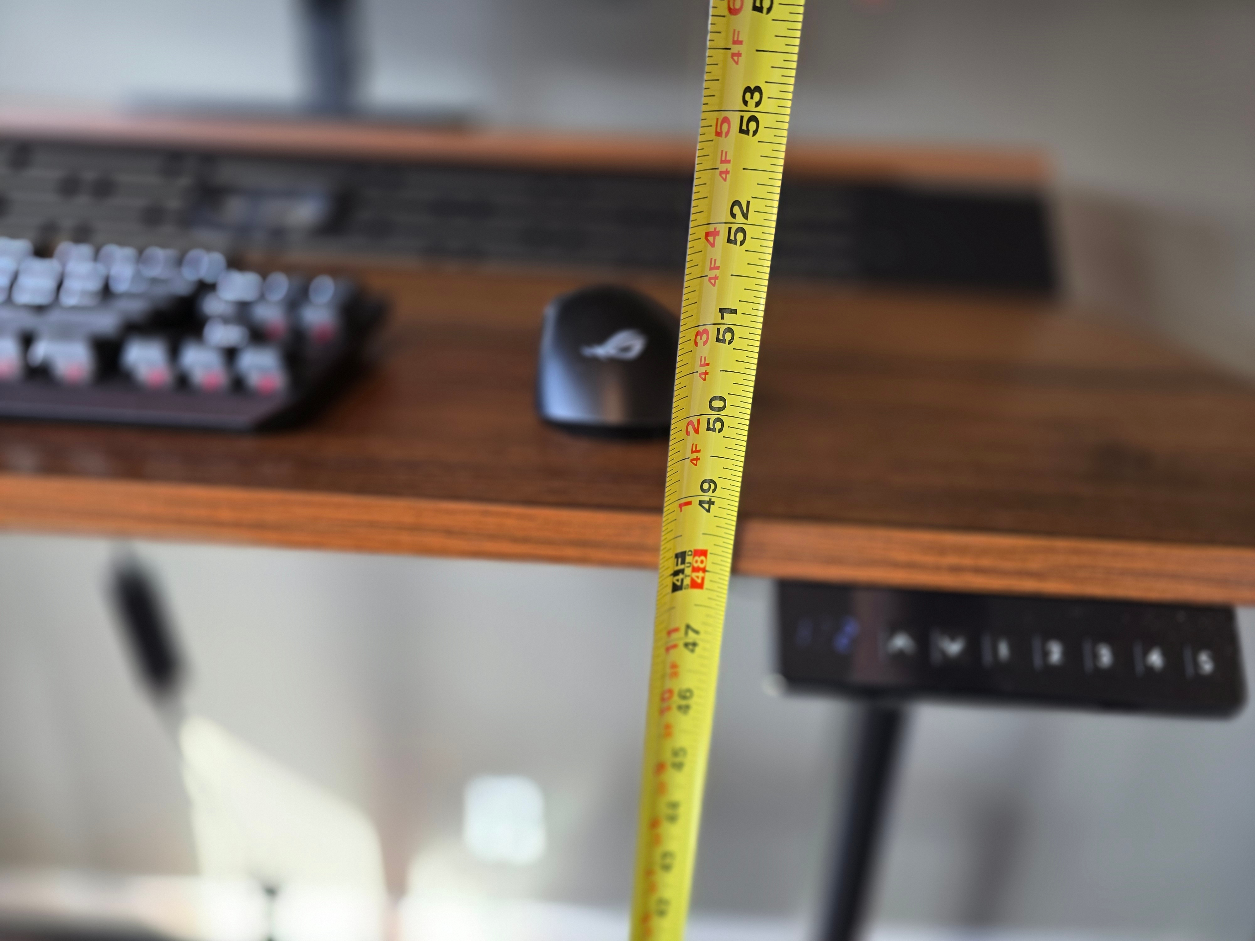 Electric Sit Stand Desk 2-Tier Monitor Riser 47.25" Wide - photo 3