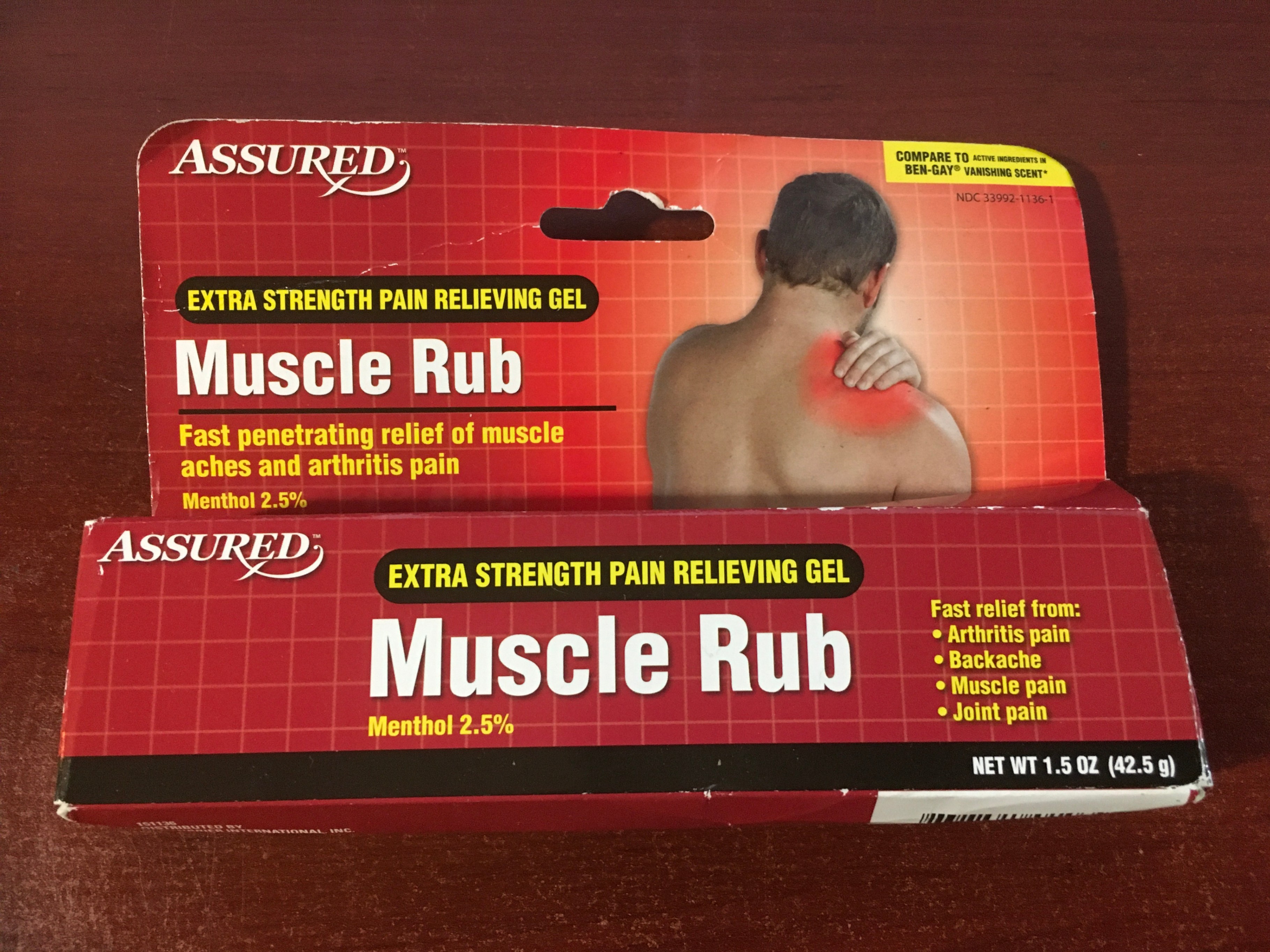 Assured Muscle Rub Extra Strength Pain Relieving Gel