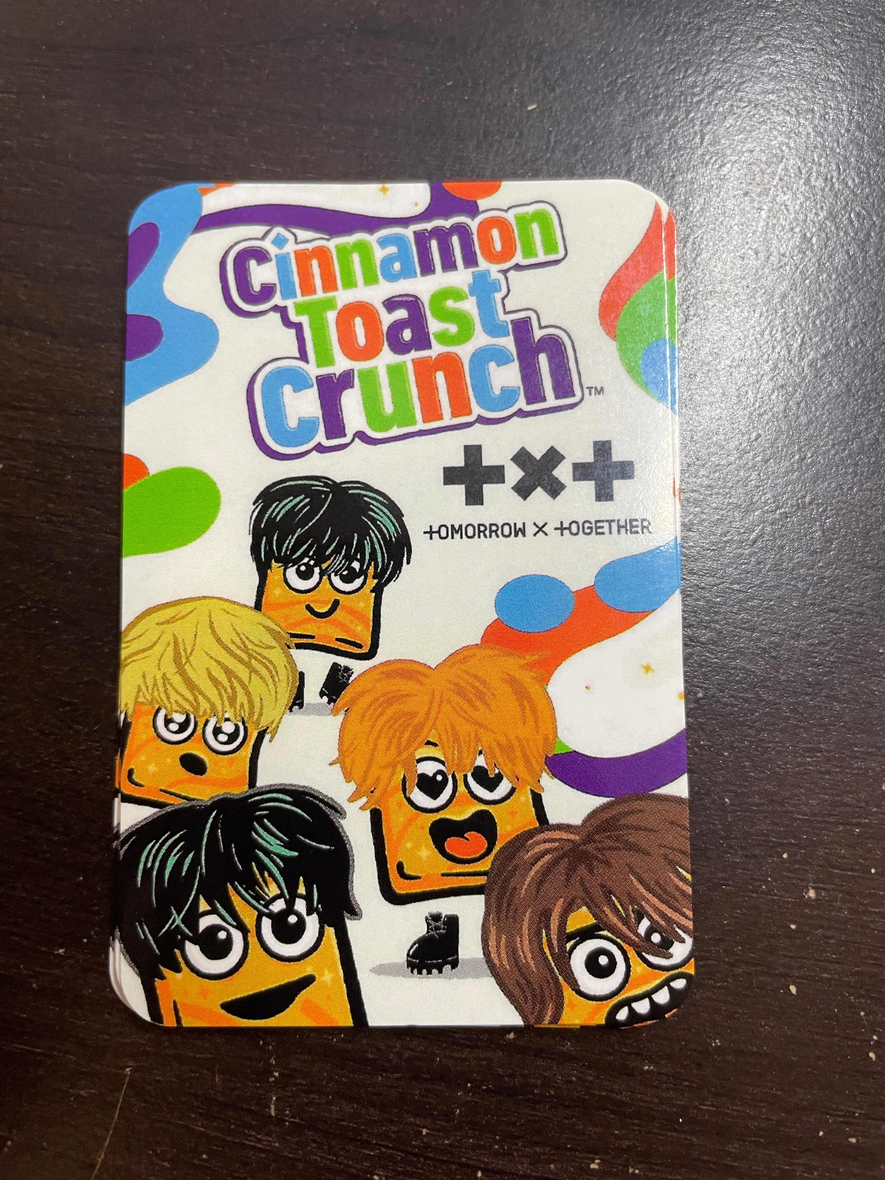 TXT Cinnamon Toast Crunch Collab Photocards (kpop) - photo 3
