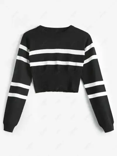 Zaful Striped Long Sleeve