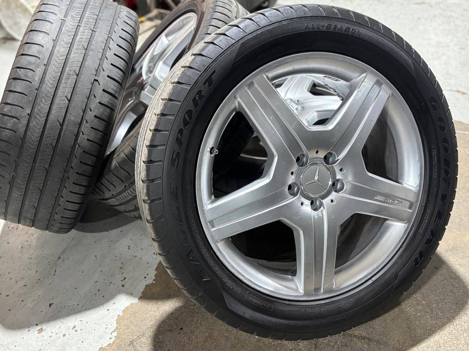 OEM 20"Mercedes AMG(5x112)+285/45/R20 Goodyear-ML/RL/GLE/GLK - photo 4