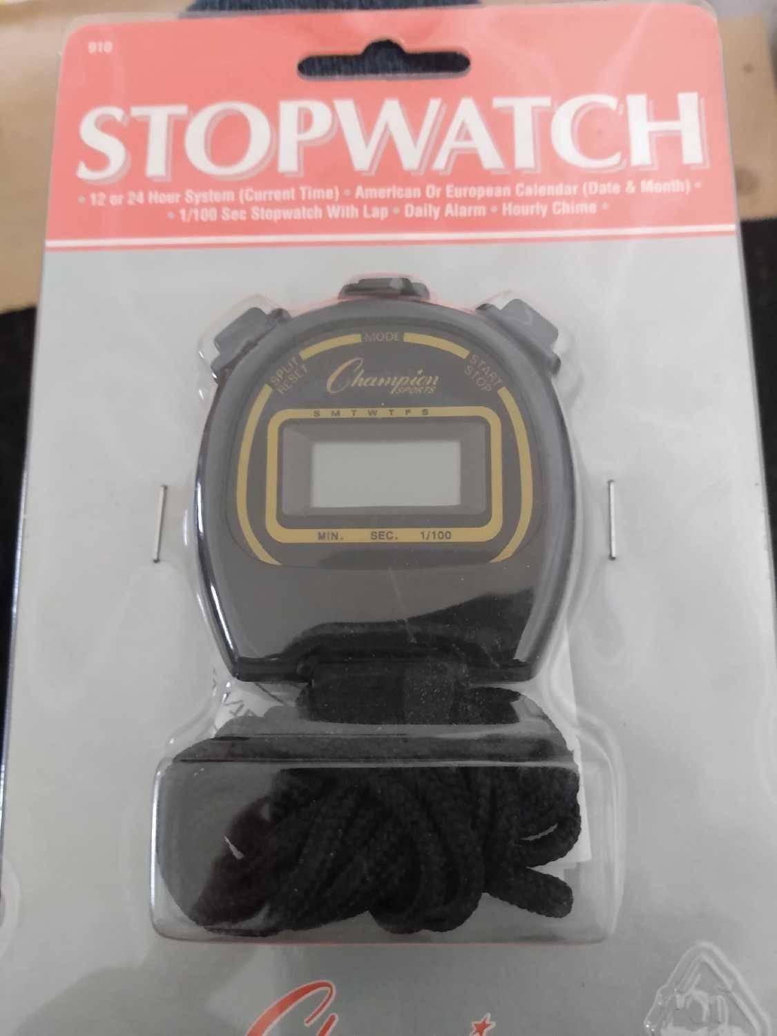Champion Sports Stopwatch - New in Package!