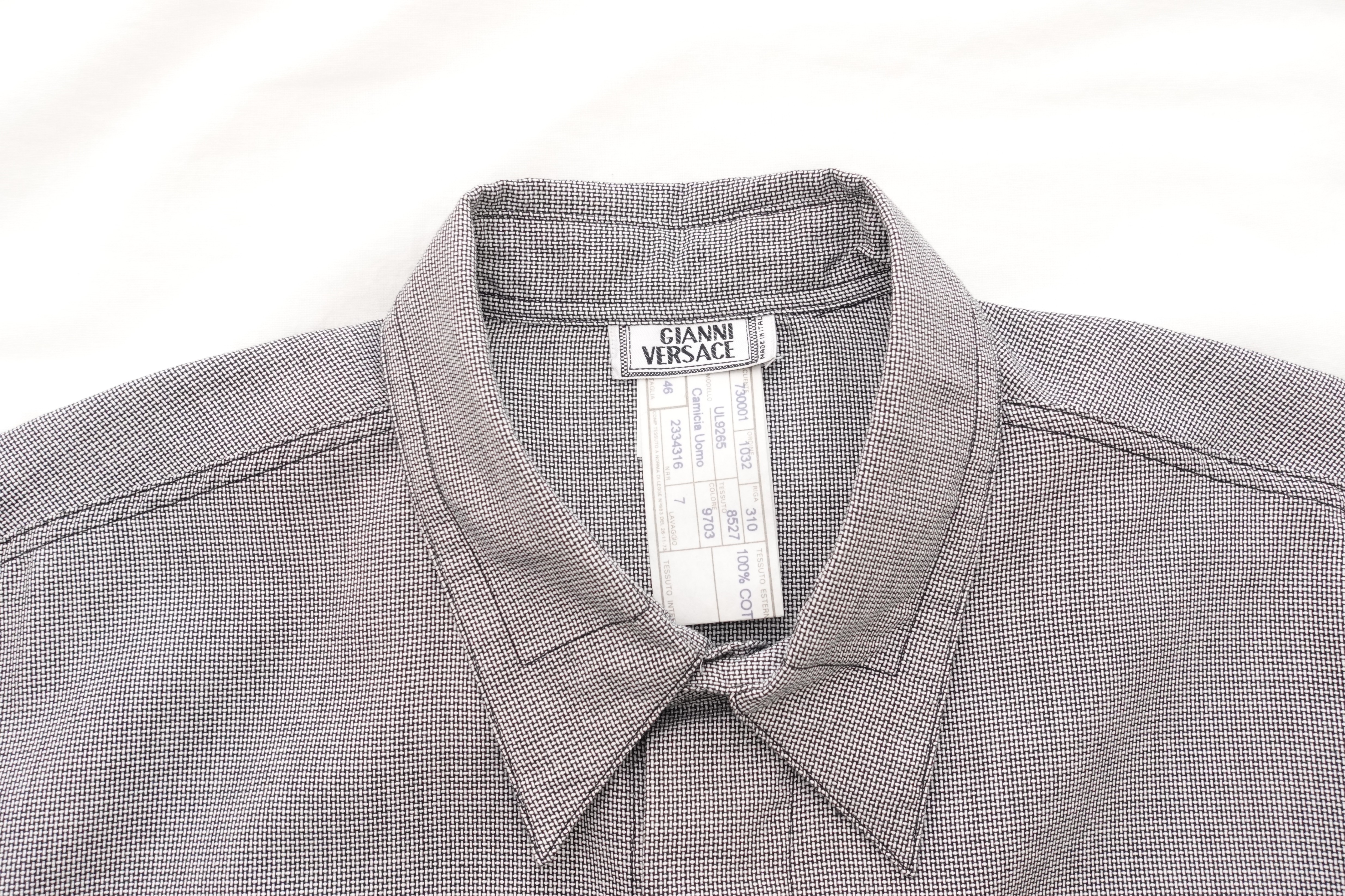 Vintage Gianni Versace Men's Dress Shirt - Size L - photo 3