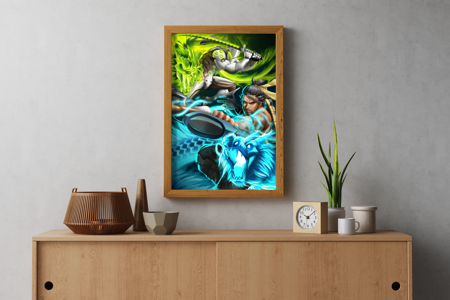 Overwatch Hanzo and Genji 12x18 inch Poster - photo 3