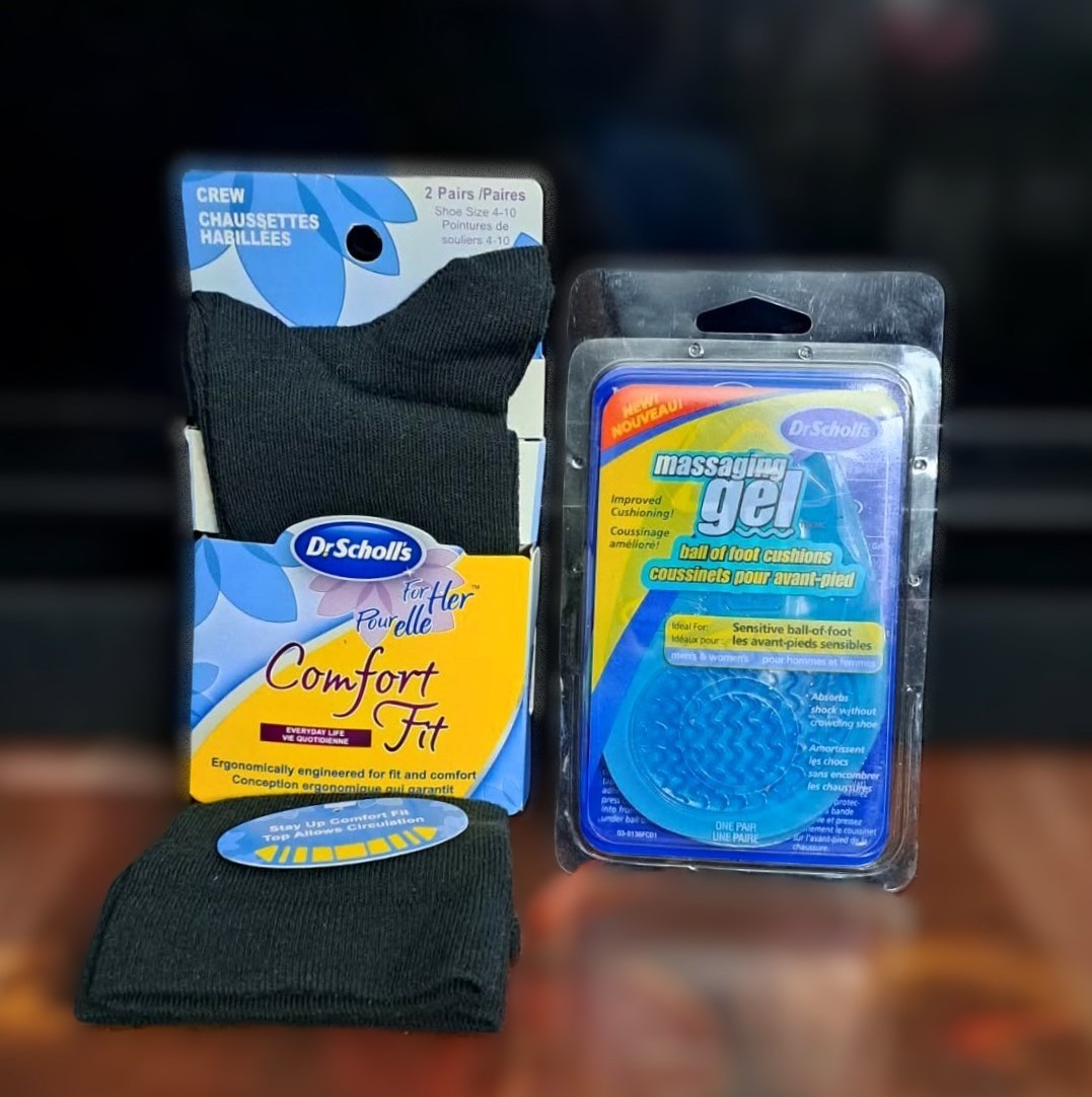 New Dr. Scholl's Comfort & Gel bundle for all-day relief🏆