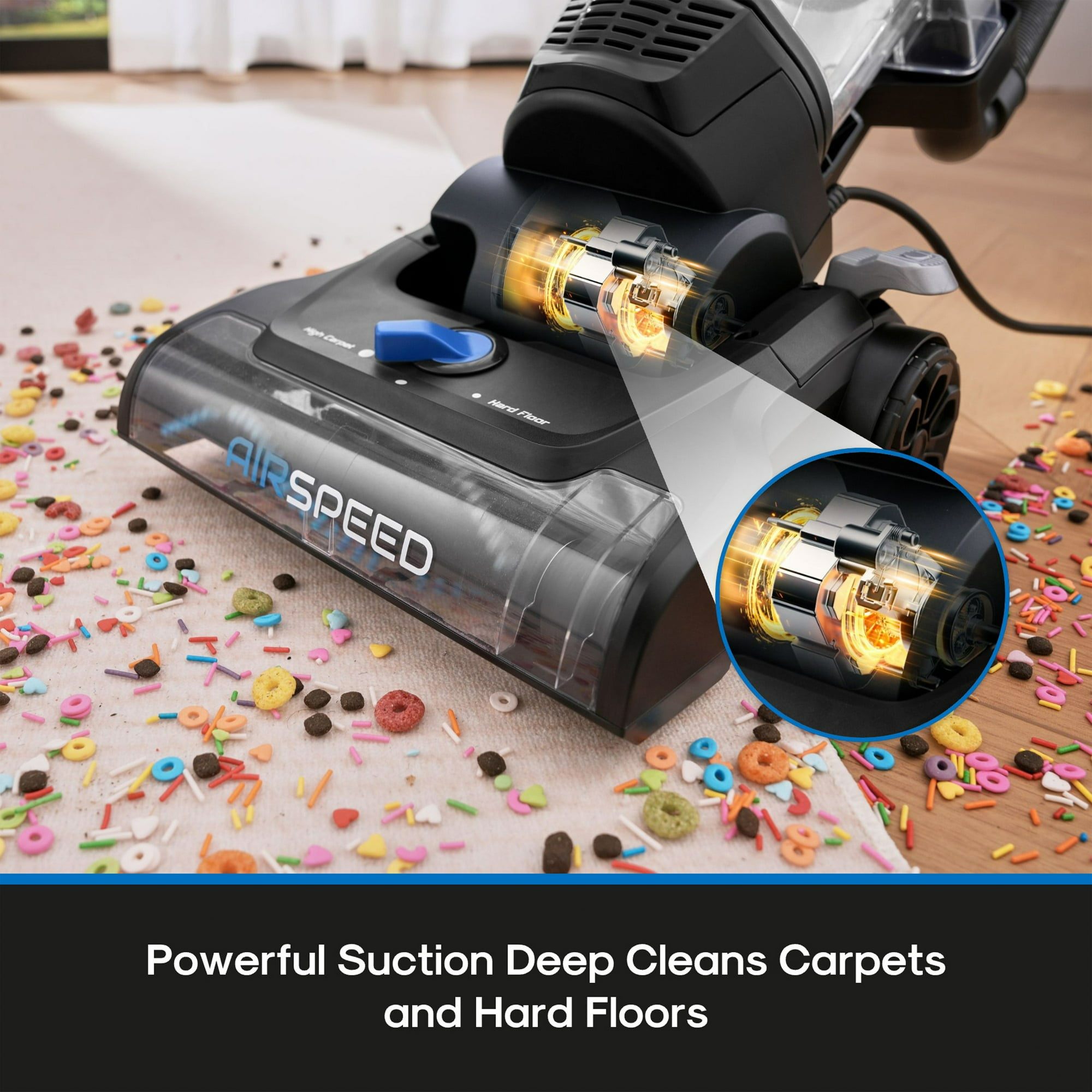 Eureka Airspeed Plus Upright Vacuum, Compact, Extended Reach
