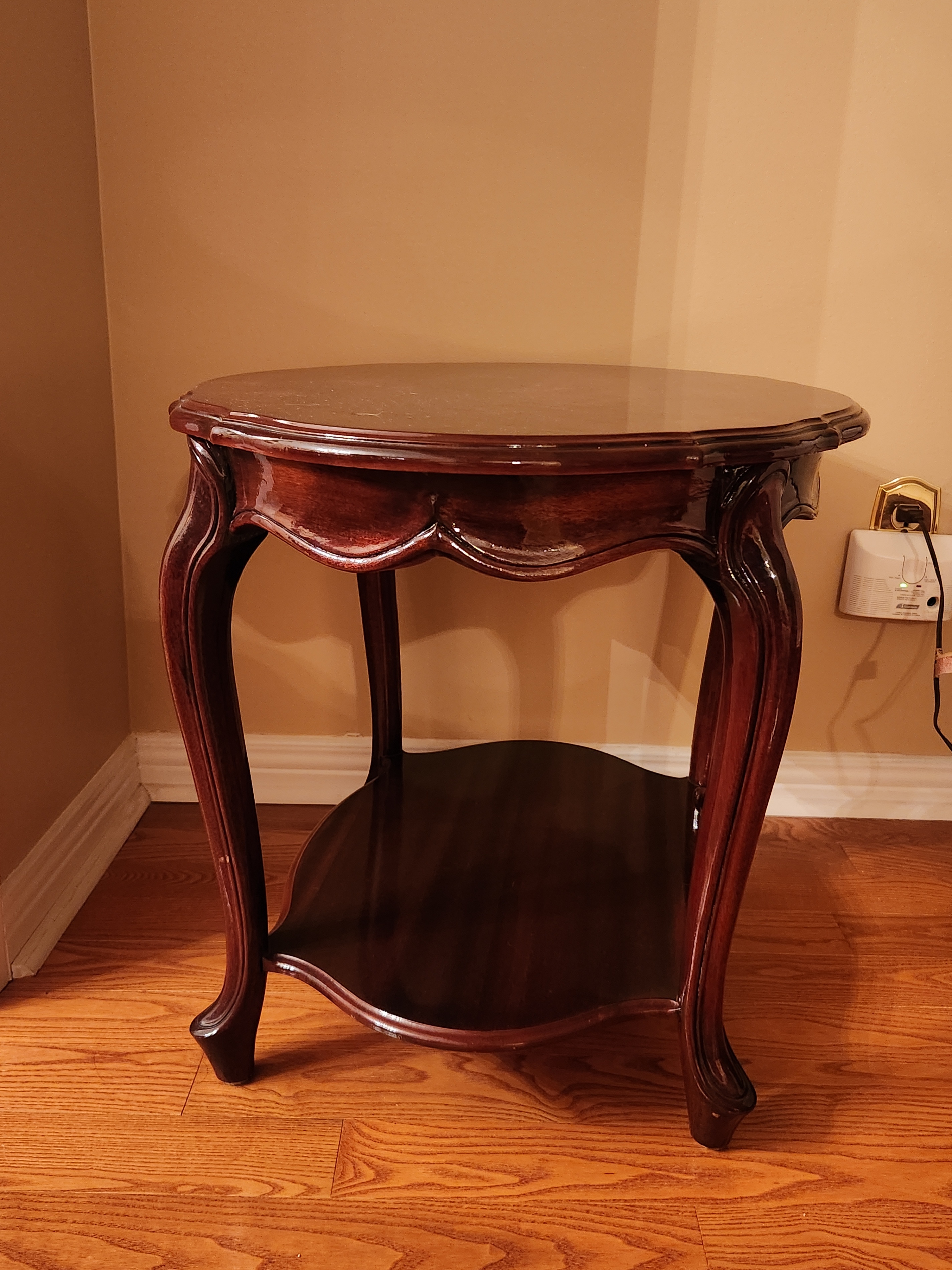 Wooden Coffee Table and Two Side Tables - photo 3