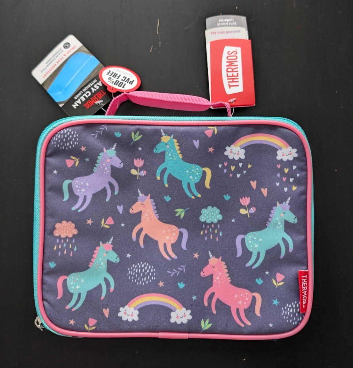 Thermos Kids Insulated Lunch Bags, Sharks & Unicorn, 2 Available
