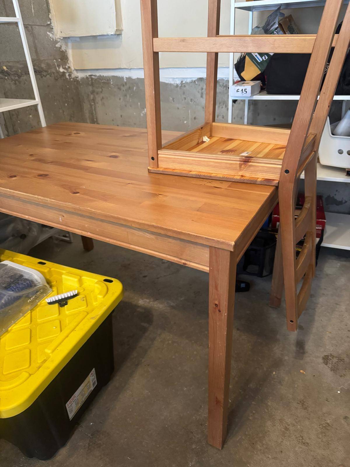 IKEA HÄGERNÄS Dining Table + 4 Chairs – Solid Wood - photo 3