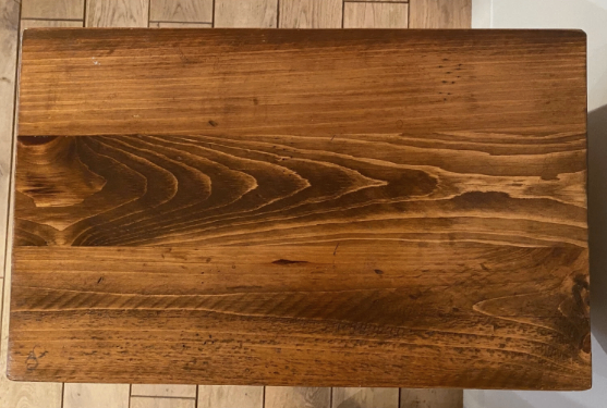 Rustic Amish Wood Side Table with Drawer Made in USA - photo 5