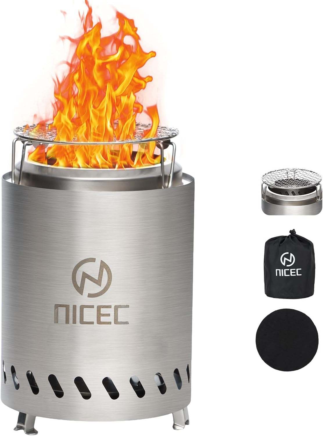 7.1 inch Smokeless Portable Fire Pit