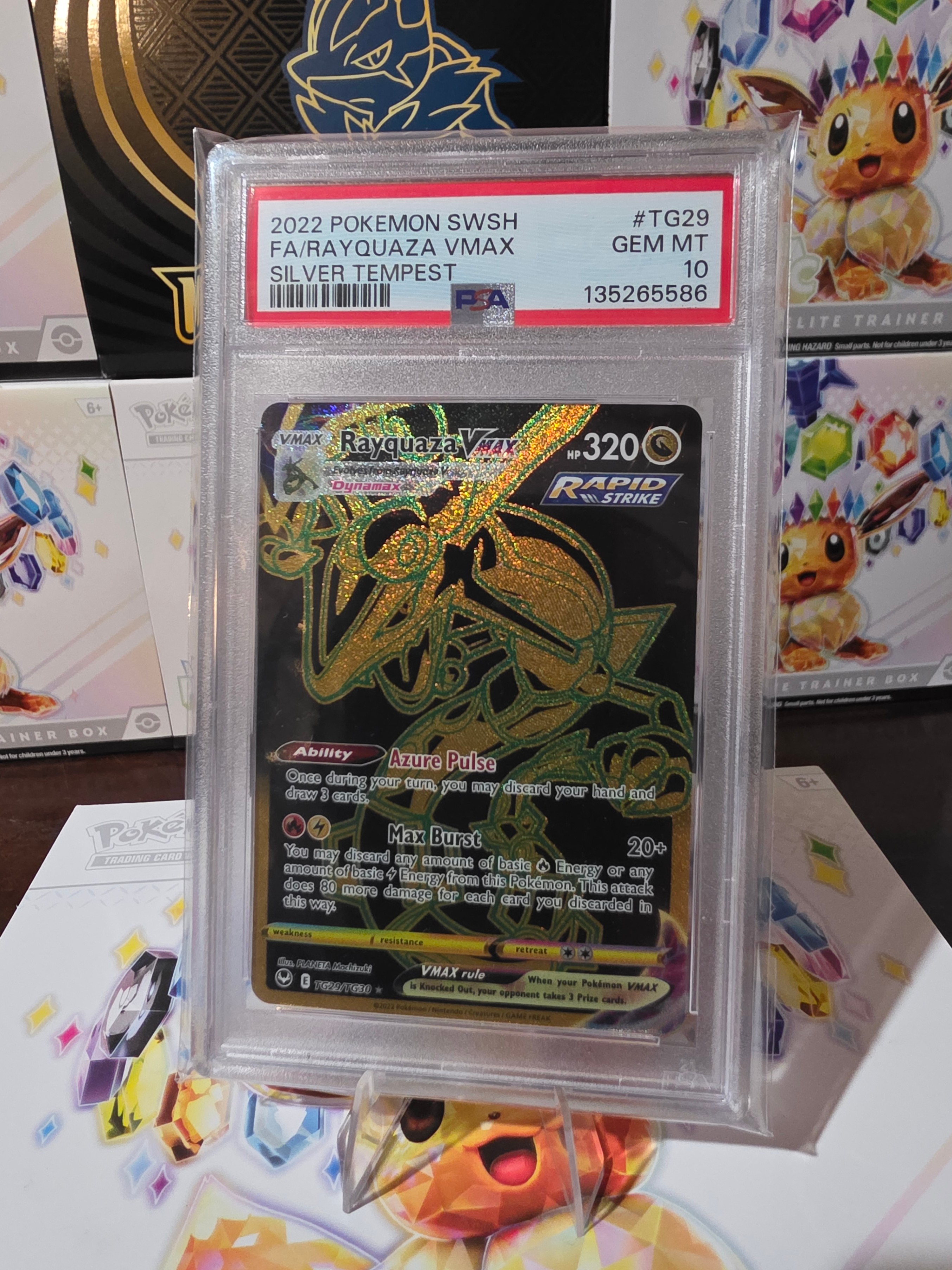 Rayquaza VMAX #TG29 PSA 10 – GEM MINT
