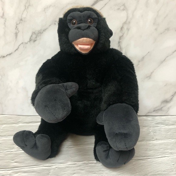 Build-A-Bear BAB Western Lowland Silverback Gorilla Plush Animal